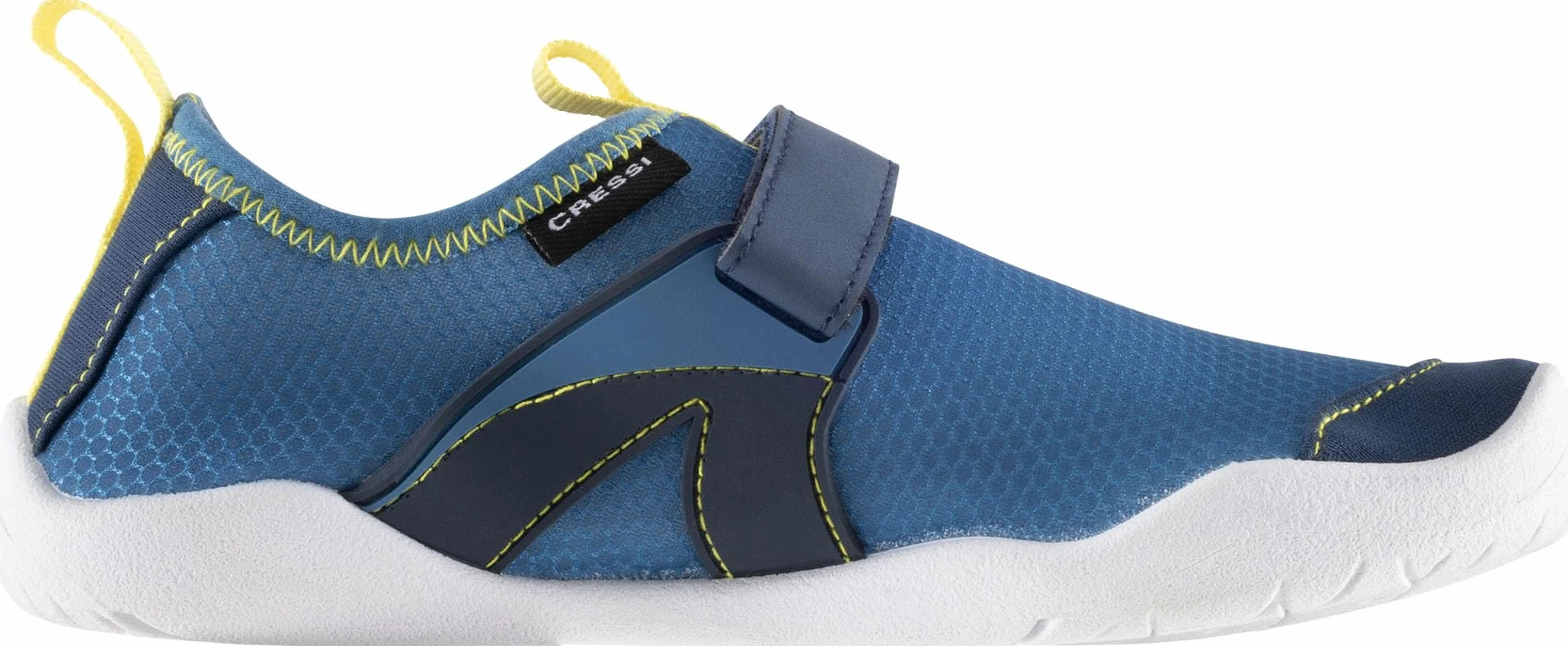 CRESSI Lunar Shoes Blue/Lime 27 - Buty Junior Idealne do odkrywania wodnego świata, idealne na letnie przygody, niebieskie/limonkowe, 27