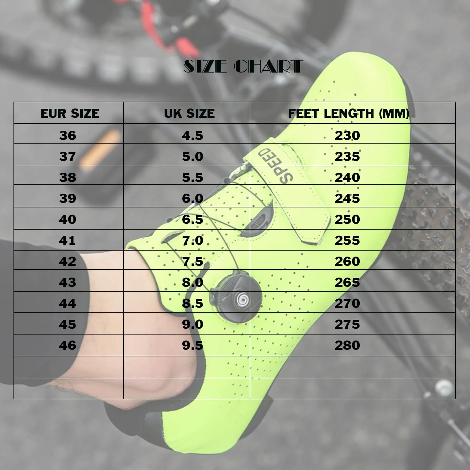 LZQpearl Trampki Rowerowe, Górskie Trampki Rowerowe I Szosowe Z Gumową Podesztywą Buty Rowerowe Bez Blokady System Sznurowania Szybkie Obrót Yellow, 45