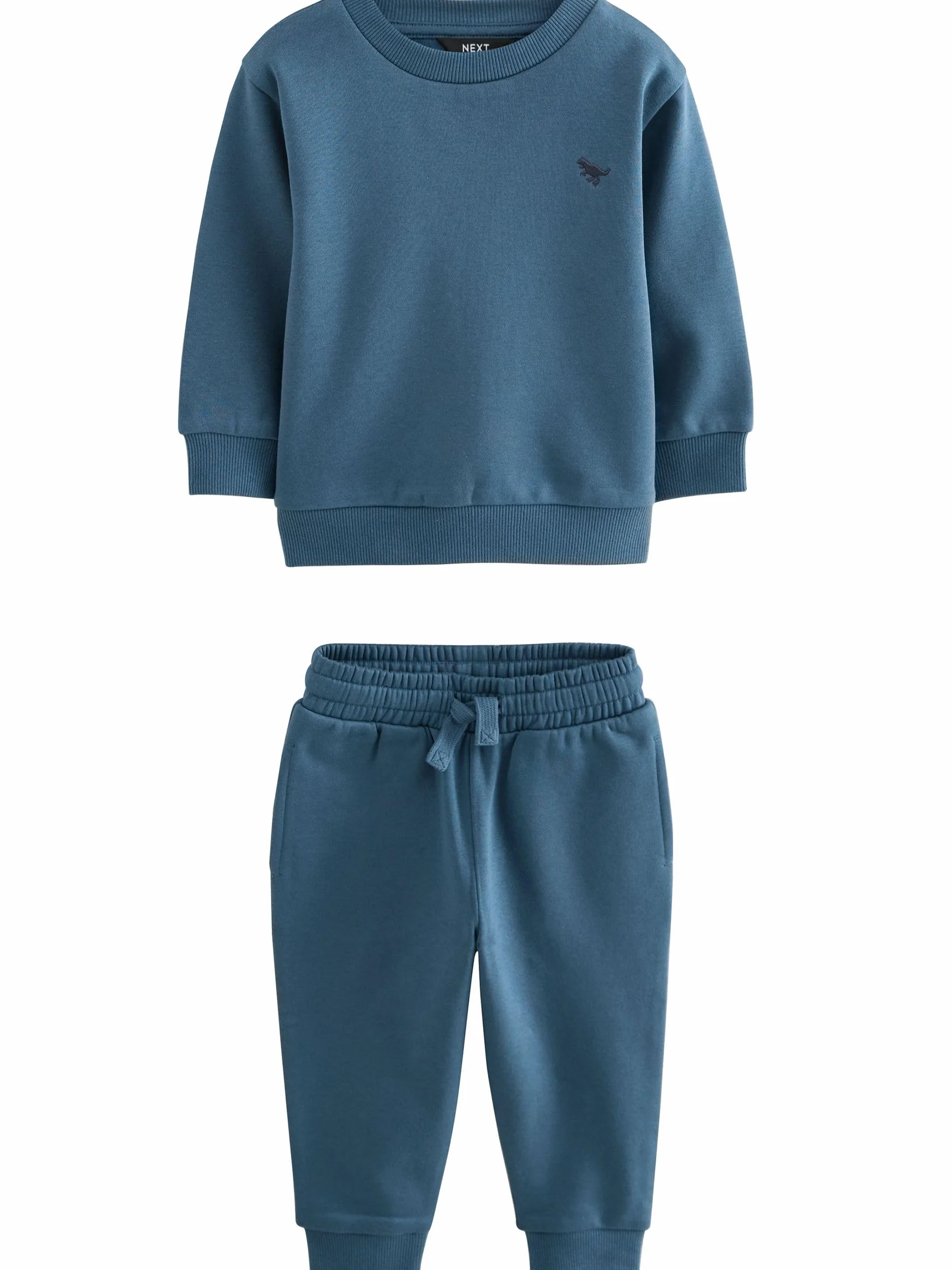 NEXT Młodsze chłopcy Komplet z logo: bluza i spodnie dresowe