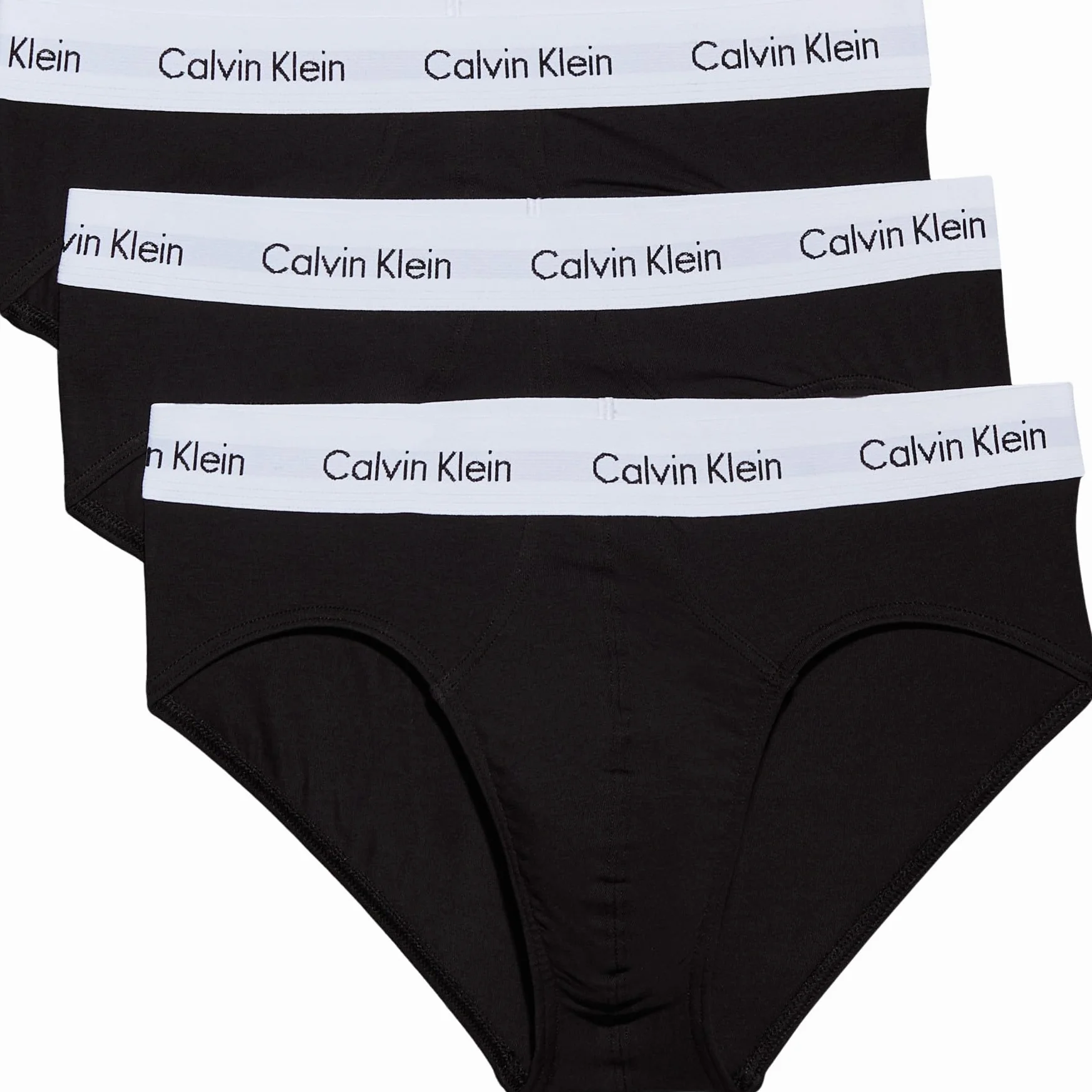 Calvin Klein Underwear męskie bawełniane slipy ze stretchu, 3 sztuki w opakowaniu