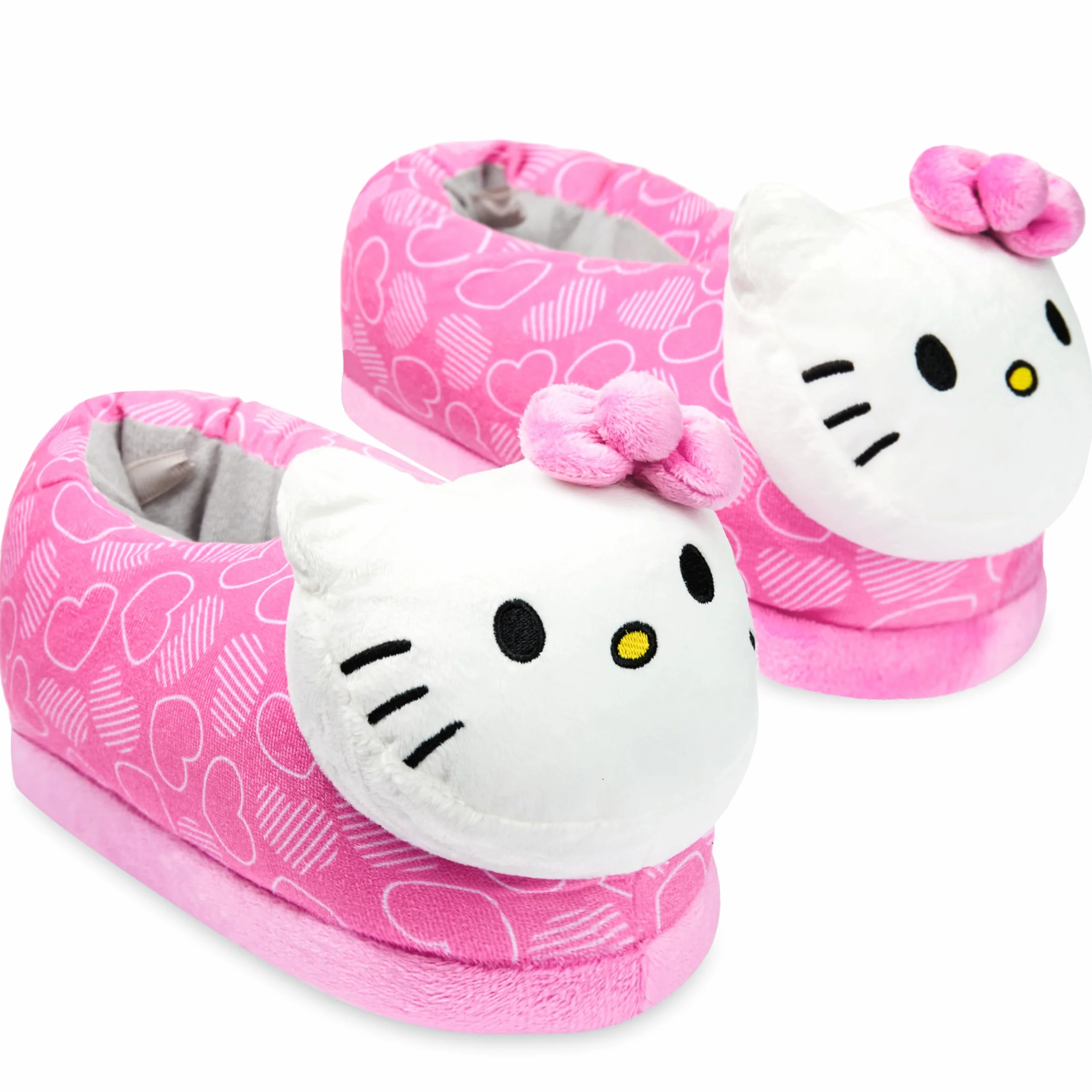 Hello Kitty 3D kapcie dziecięce, antypoślizgowe kapcie domowe - prezent dla dziewczynki