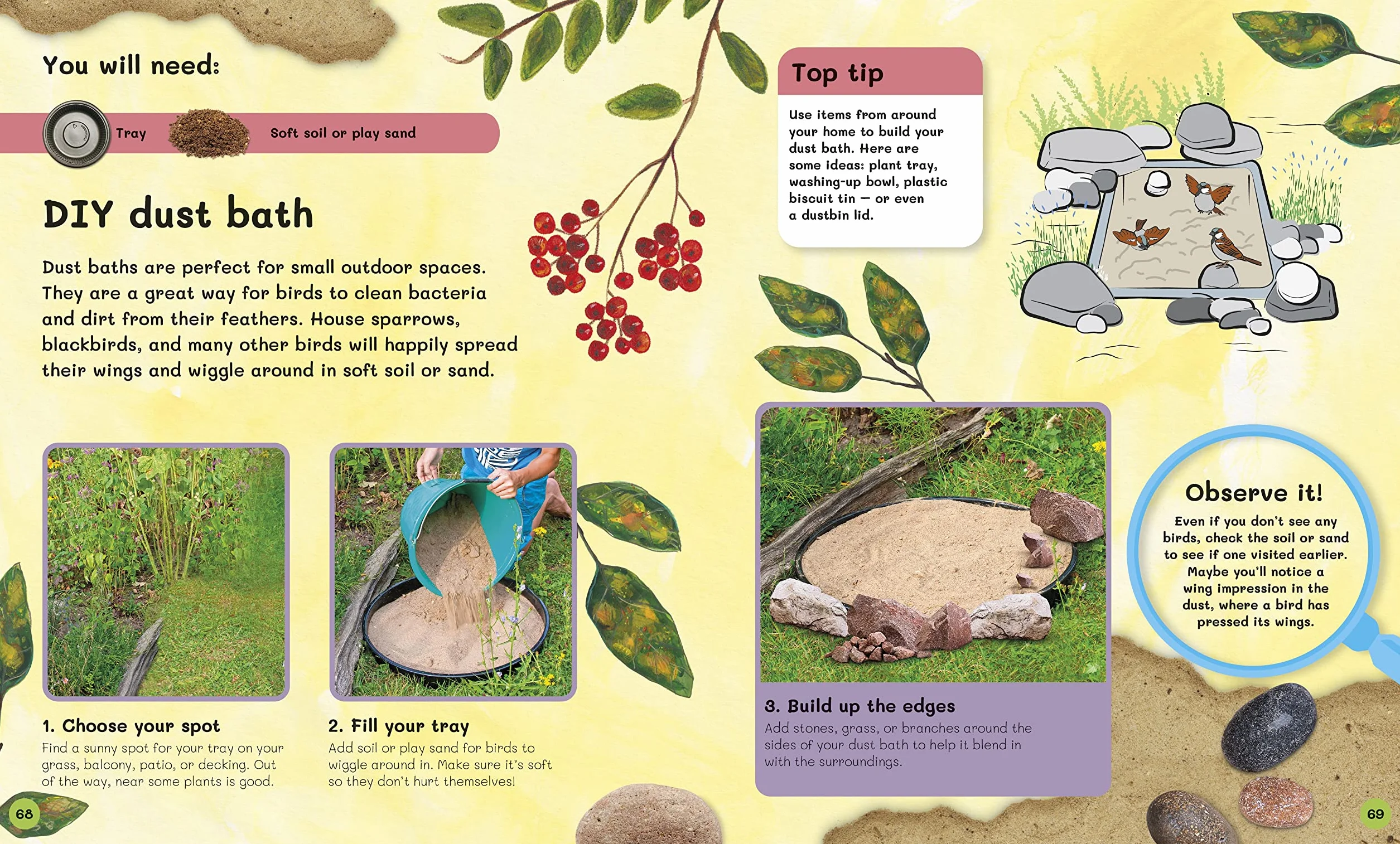 The Children's Book of Birdwatching: Nature-Friendly Tips for Spotting Birds