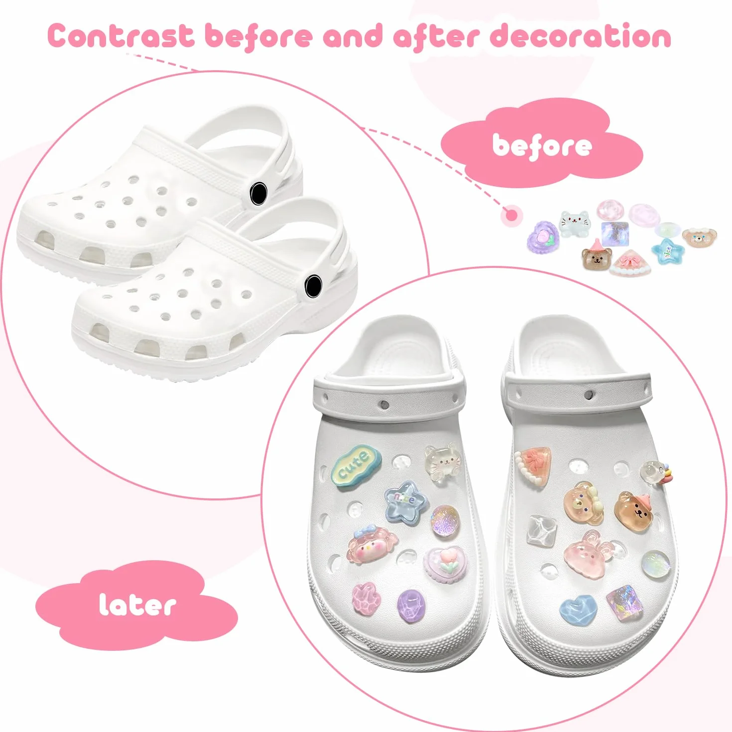 Zawieszka do Crocs, 26 sztuk zrób to sam zawieszki do butów, kreskówkowe zawieszki do butów, ozdobne szpilki, wiele stylów, kolorowe zawieszki do butów dla dziewczyn, kobiet, dorosłych