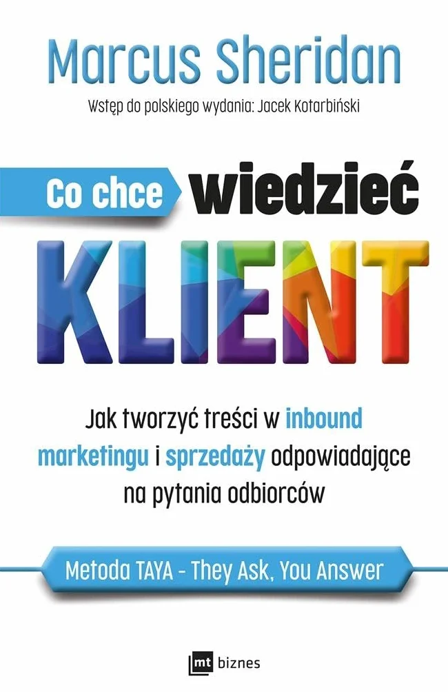 CO CHCE WIEDZIEĆ KLIENT?: Jak tworzyć treści w inbound marketingu i sprzedaży odpowiadające na pytania odbiorców
