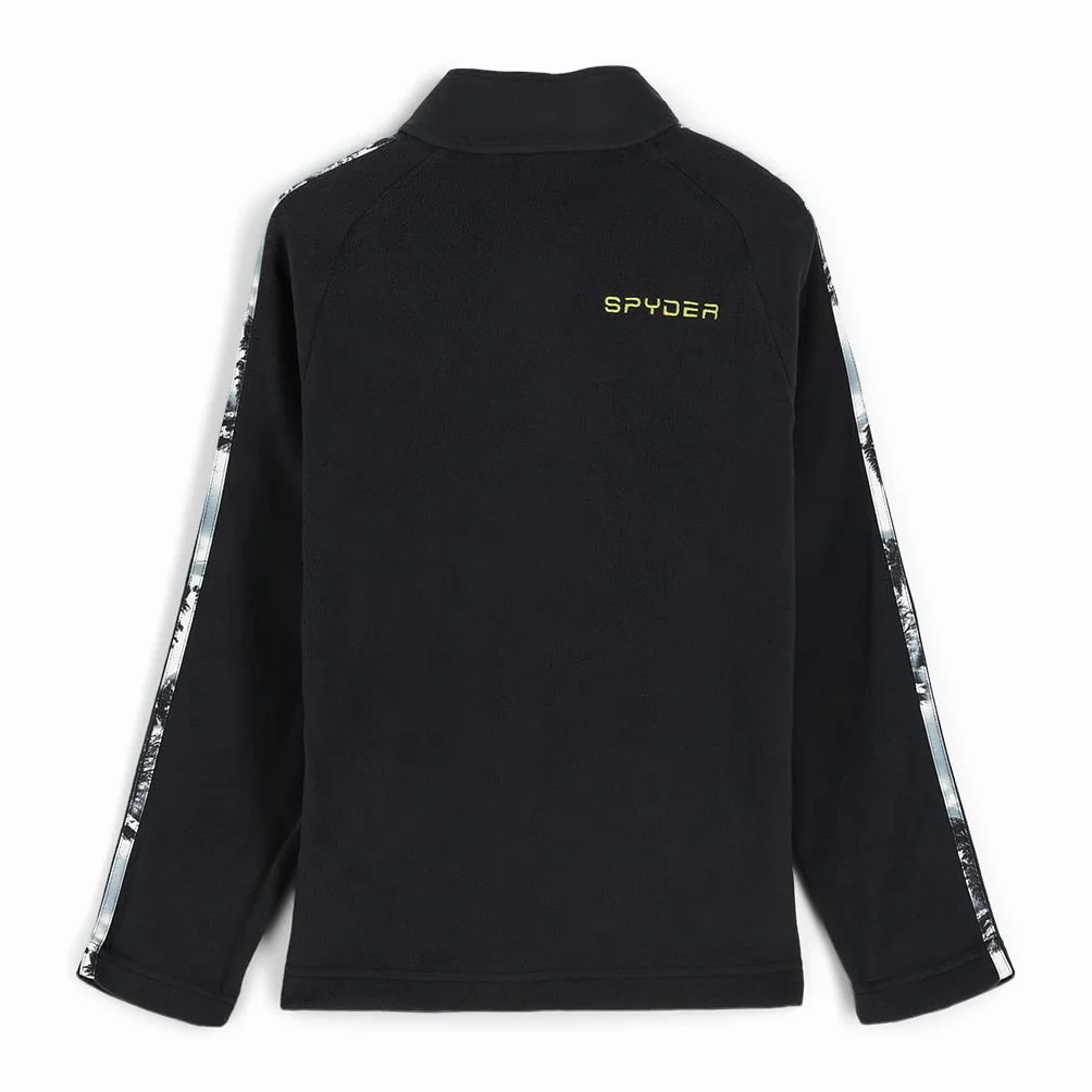 Spyder Młodzieżowa kurtka polarowa Speed Half Zip, Czarny, L