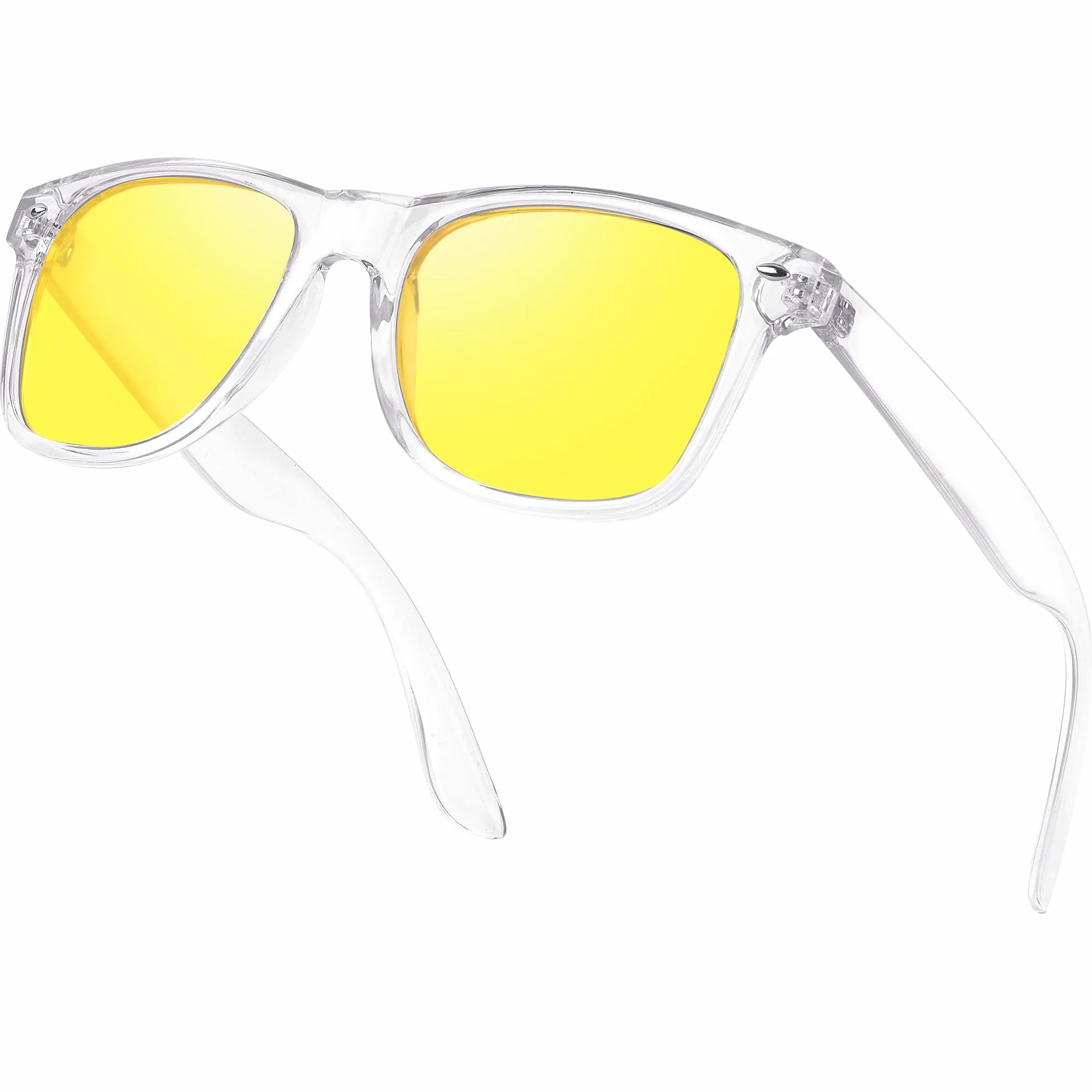 okulary przeciwsłoneczne do jazdy nocą z polaryzacją - Okulary przeciwsłoneczne z powłoką antyrefleksyjną do jazdy nocą żółte okulary przeciwsłoneczne dla mężczyzn i kobiet