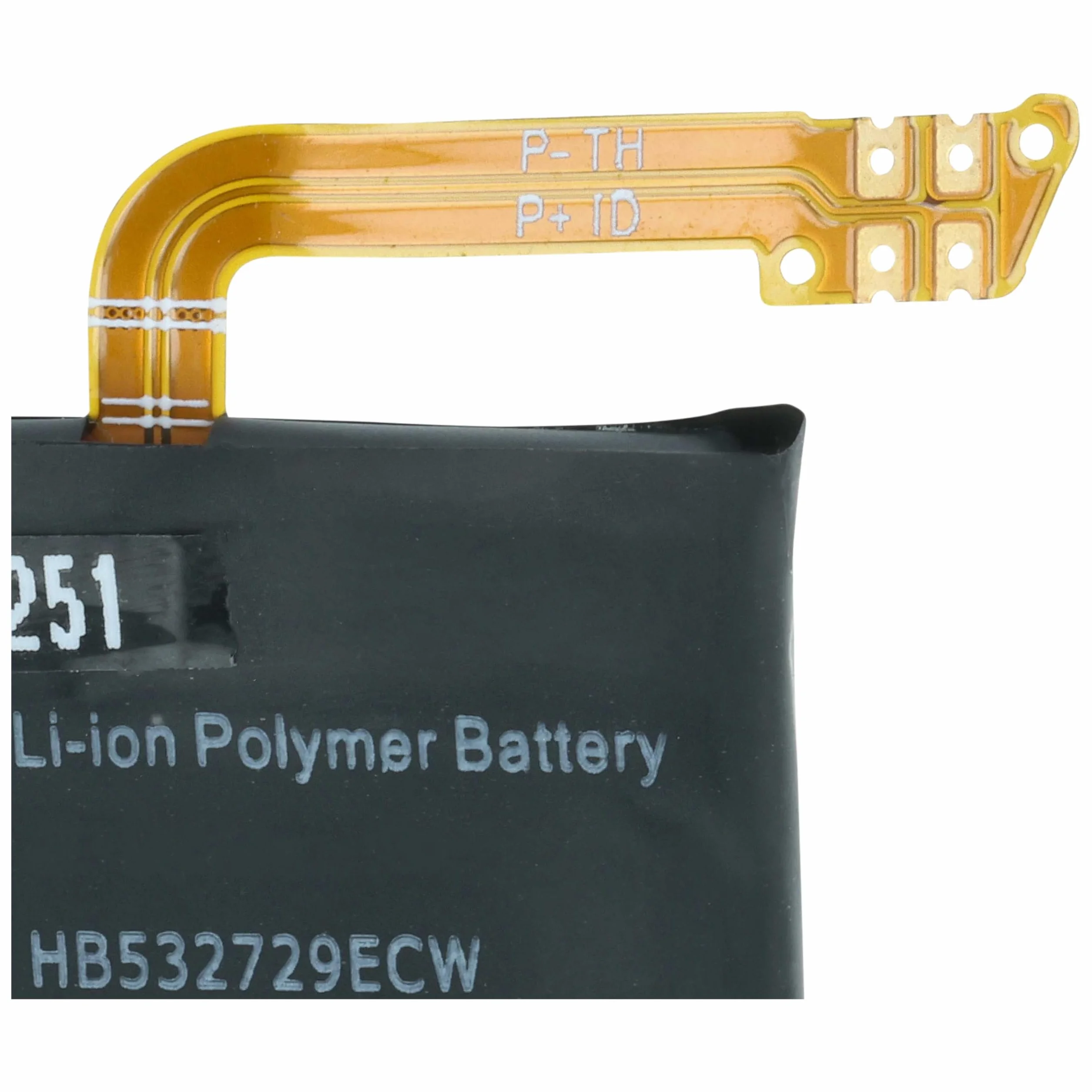 vhbw Zamiennik baterii kompatybilna z Huawei GT2 46 mm smartwatch fitness bransoletka (450 mAh, 3,82 V, litowo-polimerowa)