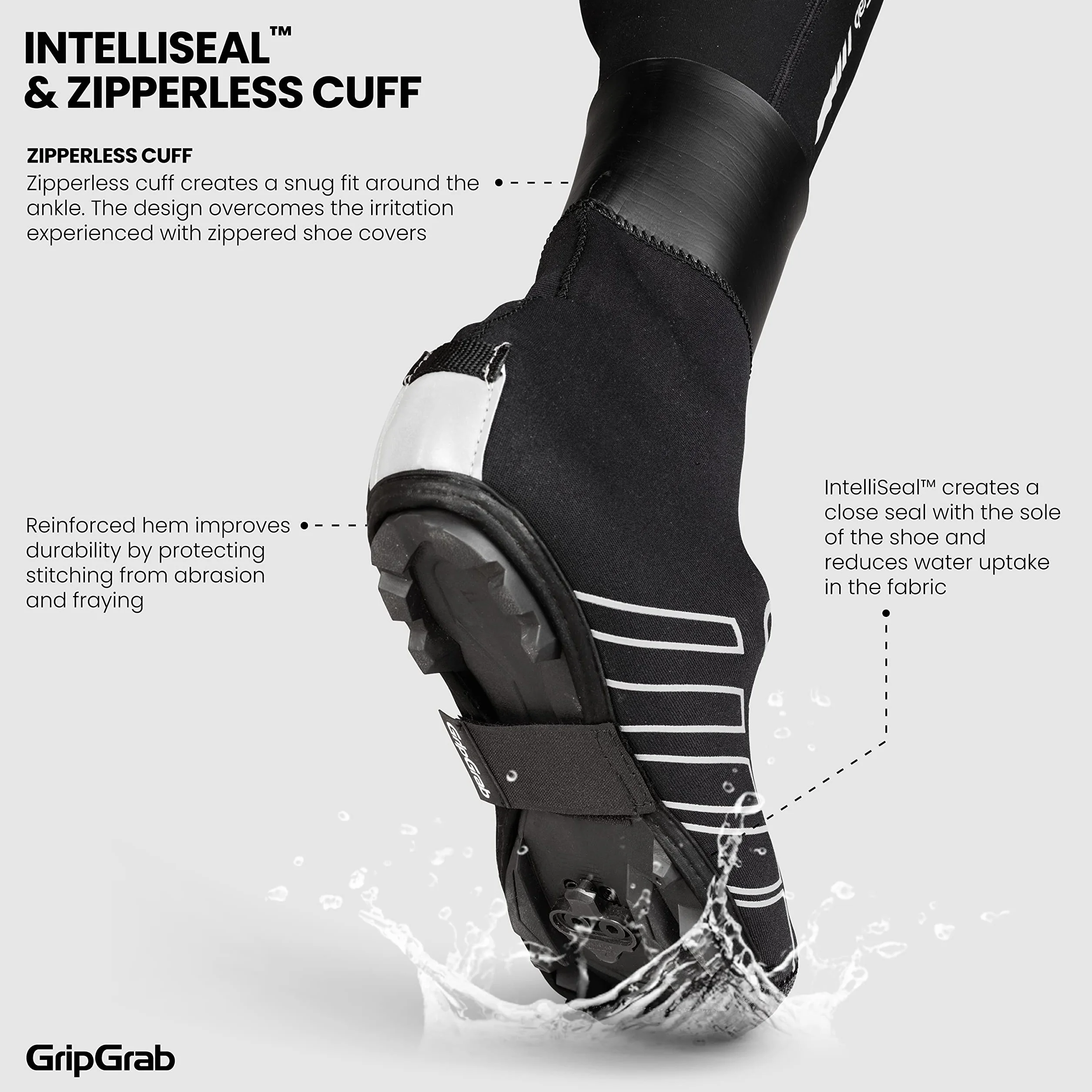 GripGrab RaceThermo X ciepłe wodoodporne wiatroszczelne zimowe neoprenowe ochraniacze na rower górski kolarski męskie i damskie