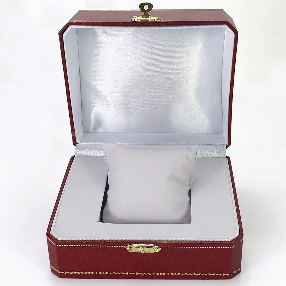 Nowoczesna Biżuteria Pudełko Elegancki Zegarek Biżuteria Pudełko Wyświetlacz Wyświetlacz Biżuteria Zegarek Biżuteria Storage Box Najlepszy prezent dla mężczyzn i kobiet Klasyczna retro elegancja Ozdob