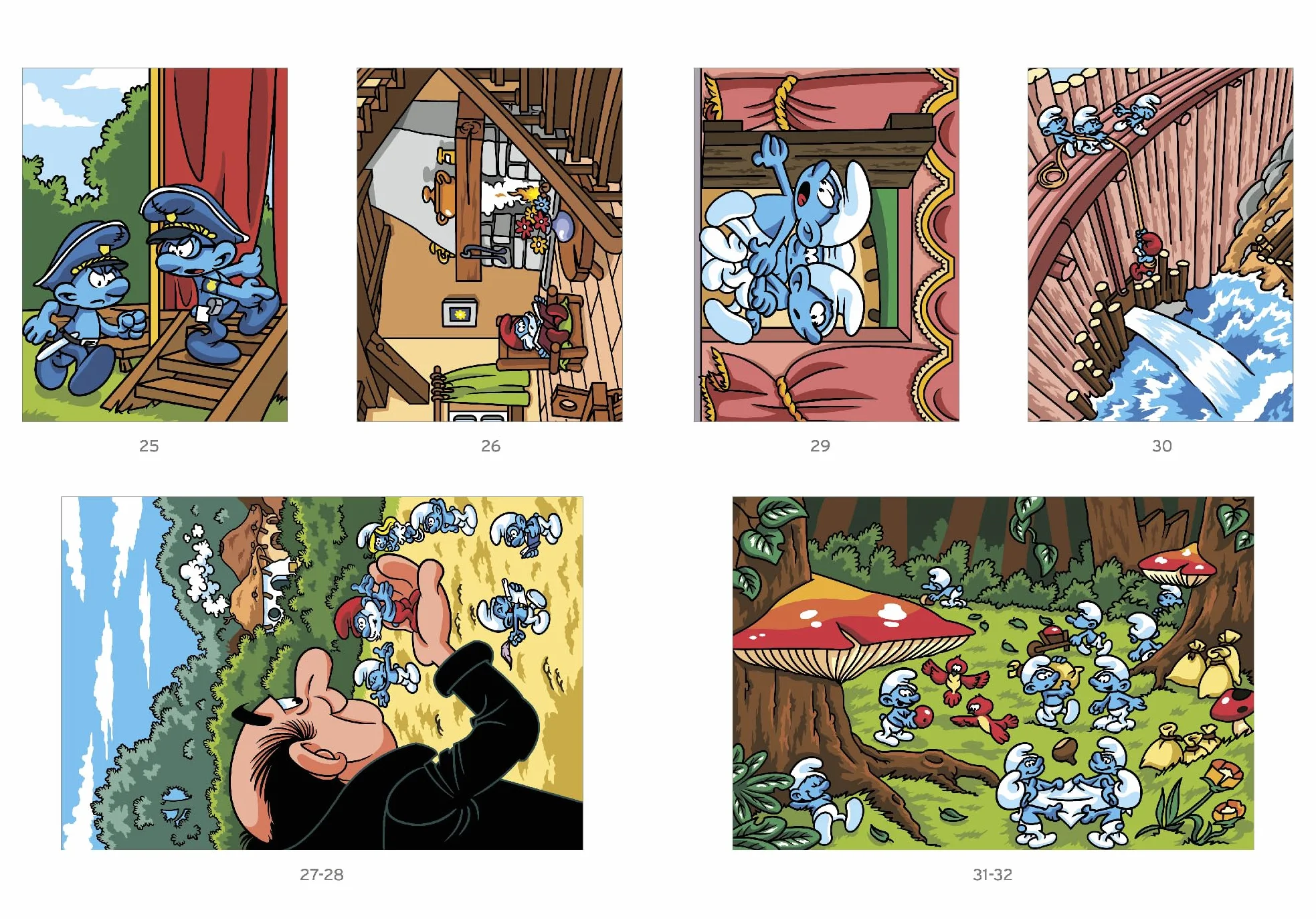 Coloriages mystères - Schtroumpfs Tome 2