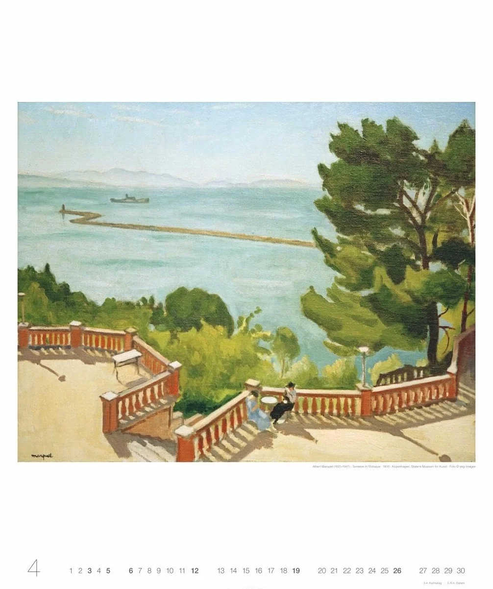 Die schönsten Meereslandschaften Kalender 2026: Der Sehnsuchtsort Meer dargestellt in großartigen Kunstwerken. Jahres-Wandkalender 2026 im Format 46 x 55 cm.