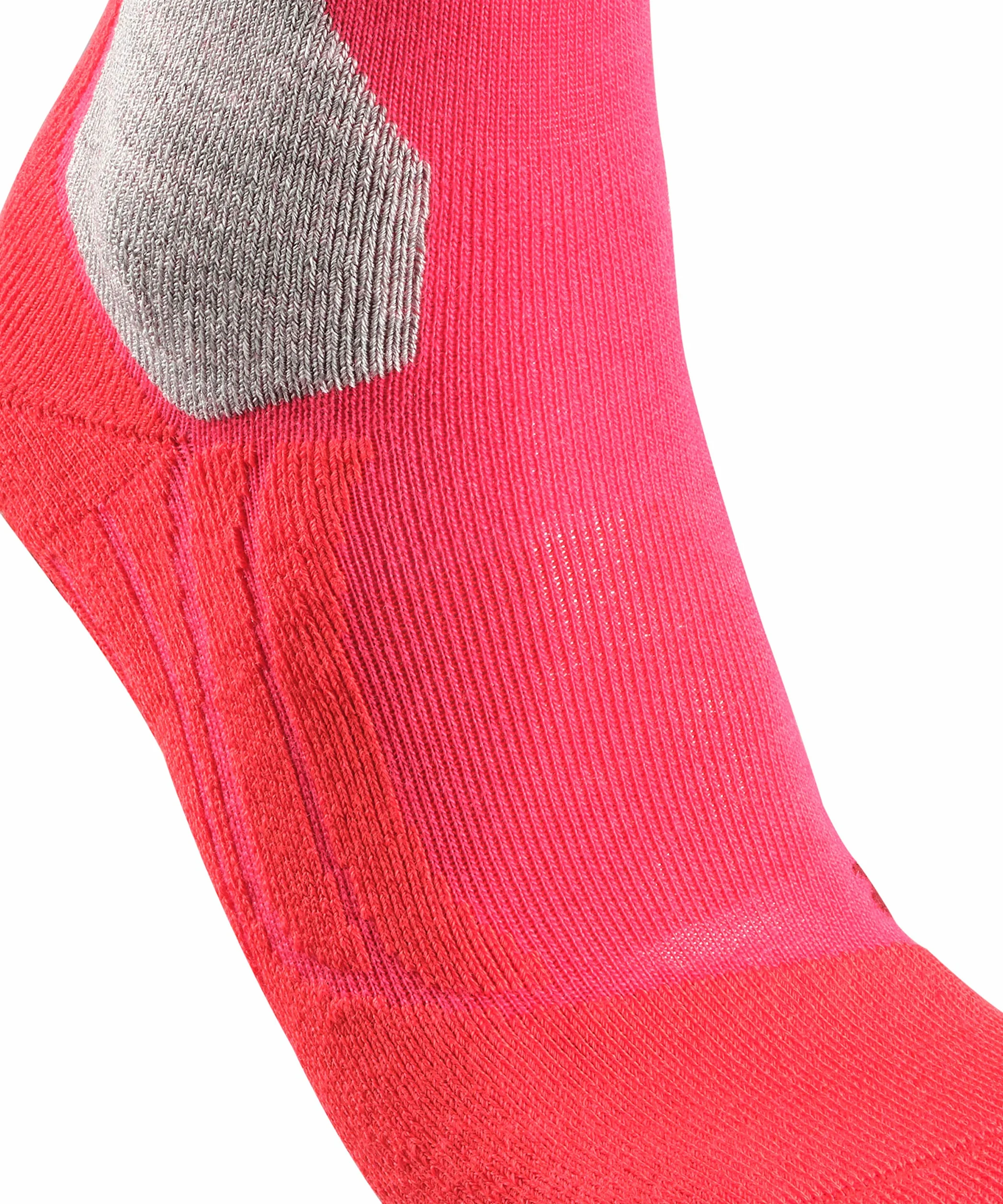 FALKE Kobiety Skarpety narciarskie SK2 Intermediate W Kh Wełna ciepłe grube 1 Para, Czerwony Rose 8680, 39-40