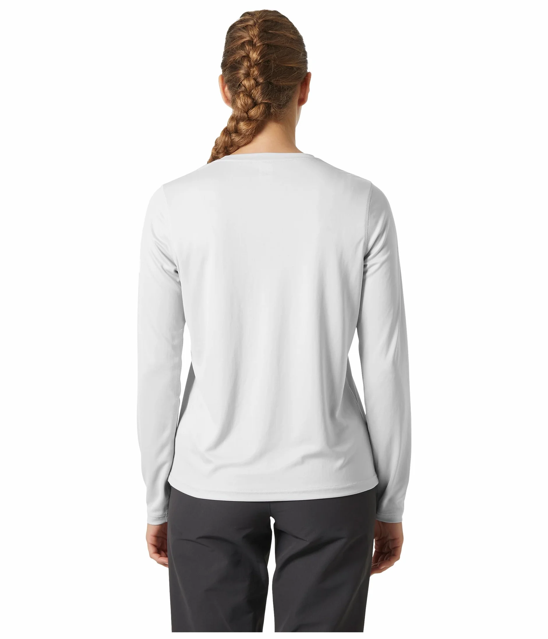 Helly Hansen Damska W HH Tech Crew LS 2.0, szara mgła, S