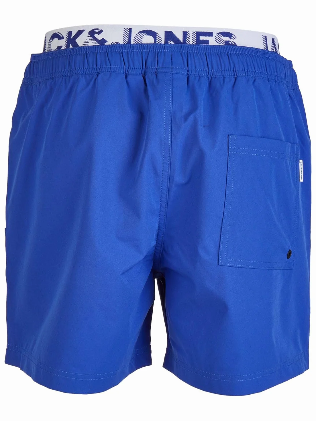 JACK & JONES Kąpielówki męskie długie szorty kąpielowe podwójny ściągacz Maui JJSWIM krótkie spodenki kąpielówki szorty czarne niebieskie koralowe S M L XL XXL 3XL