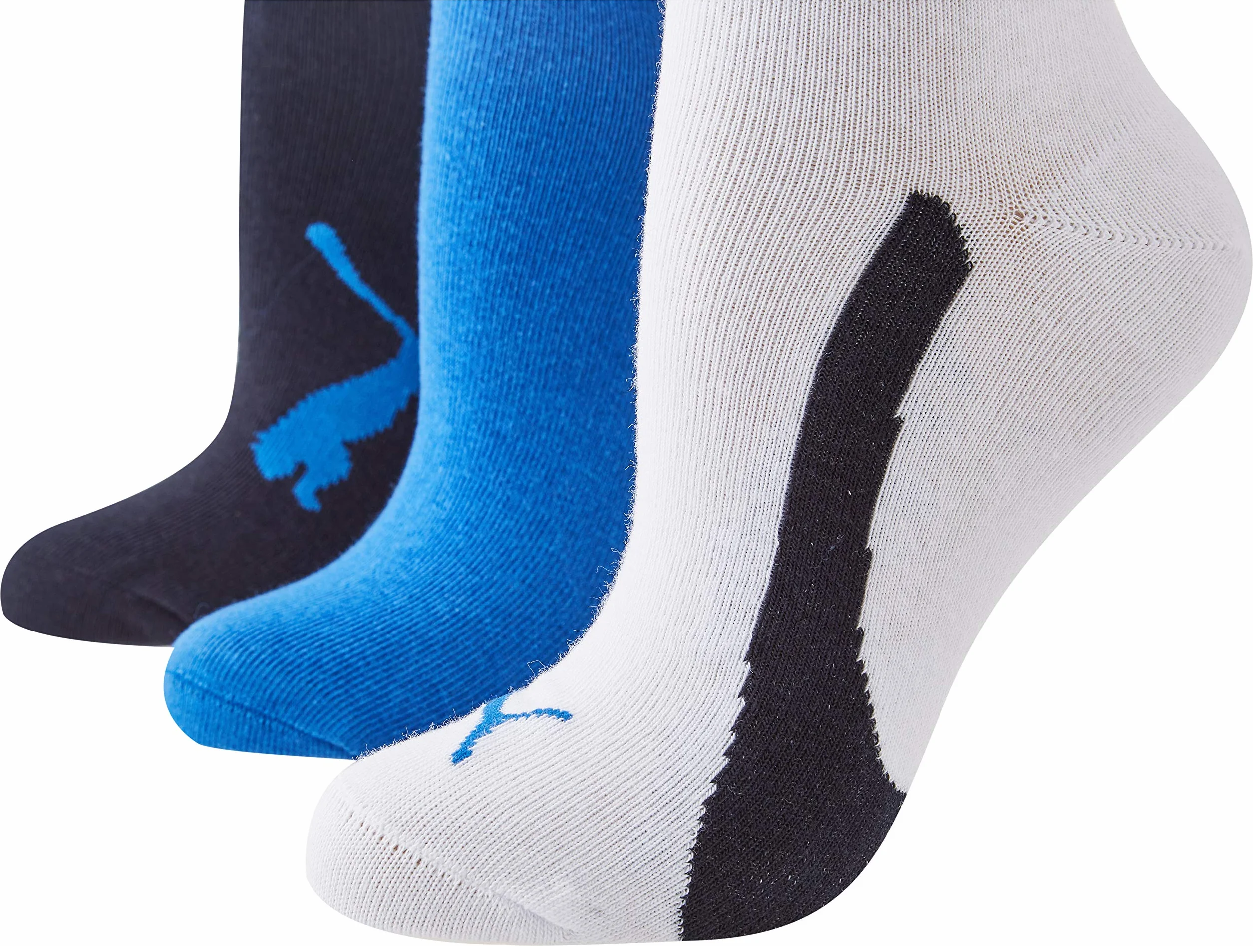 PUMA Unisex skarpety dziecięce (3 sztuki), granatowy/biały/Strong Blue, 31-34