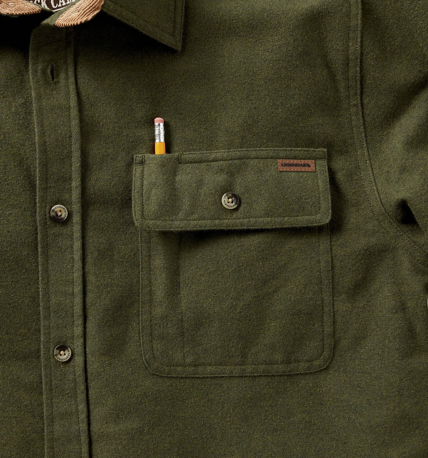 Legendary Whitetails Długi rękaw męski Buck Camp Flannel Shirt