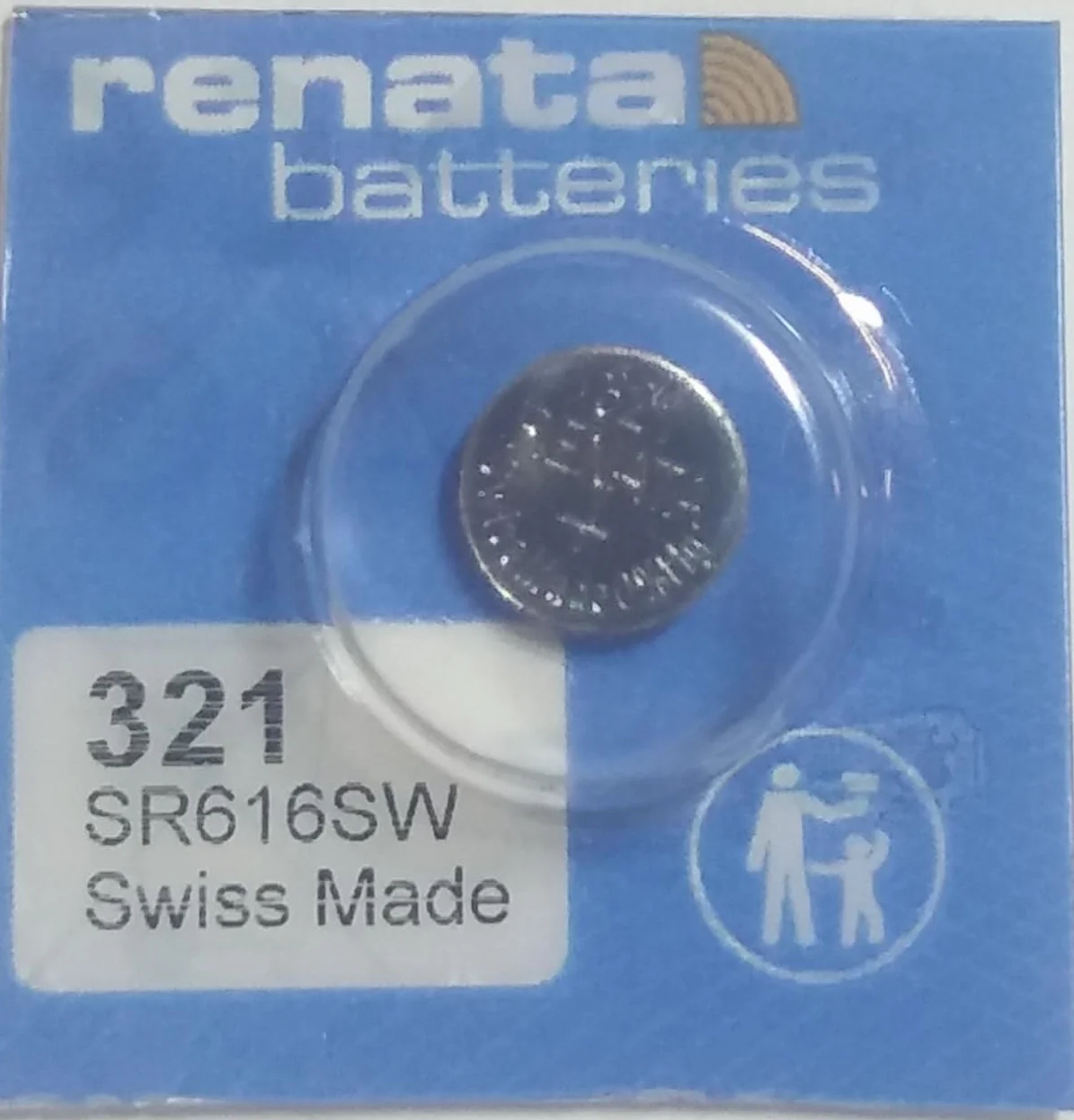 Renata 321 bateria do zegarka bez rtęci SR616SW 1,55 V z tlenkiem srebra