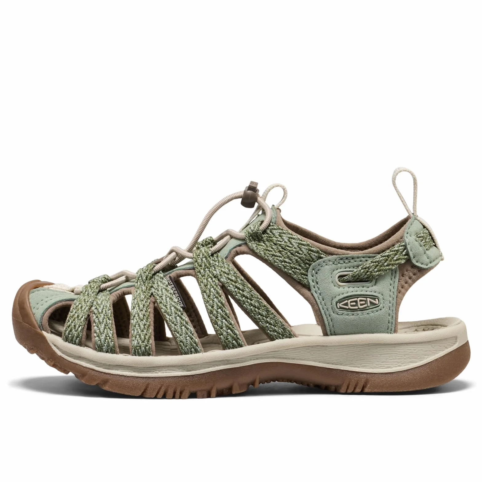 KEEN Damskie sandały Whisper, Lily Pad, 40 EU, Lily Pad, 40.5 EU