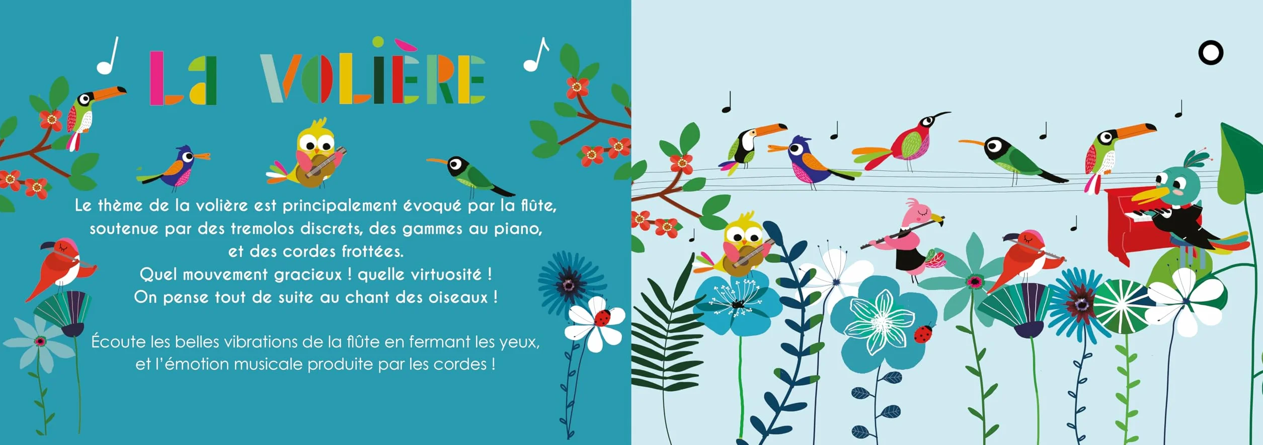 Mon livre musical Le carnaval des animaux de Camille Saint-Saëns: Livre sonore bébé dès 6 mois avec grandes piles AAA alcalines incluses