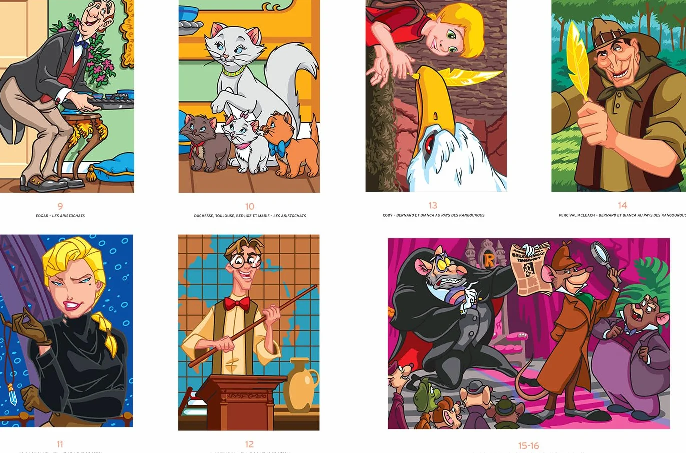Coloriages mystères Disney - Héros & Méchants, la battle