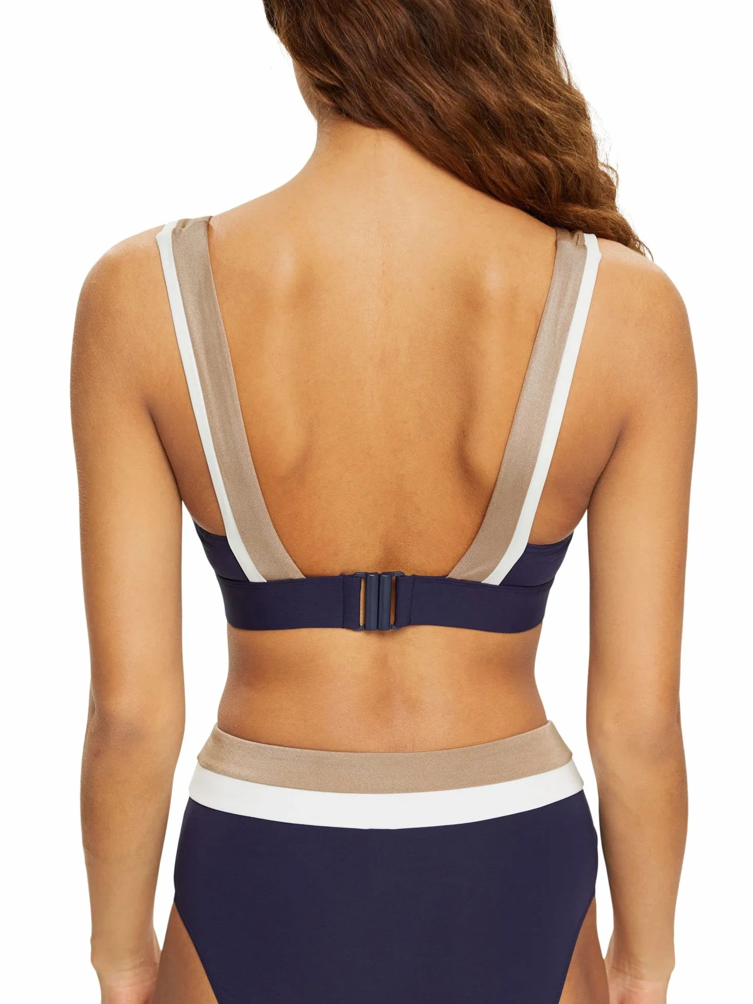 ESPRIT Damskie body Tayrona Beach RCS pad.Bra Bikini, granatowe, 40, grantowy, 40