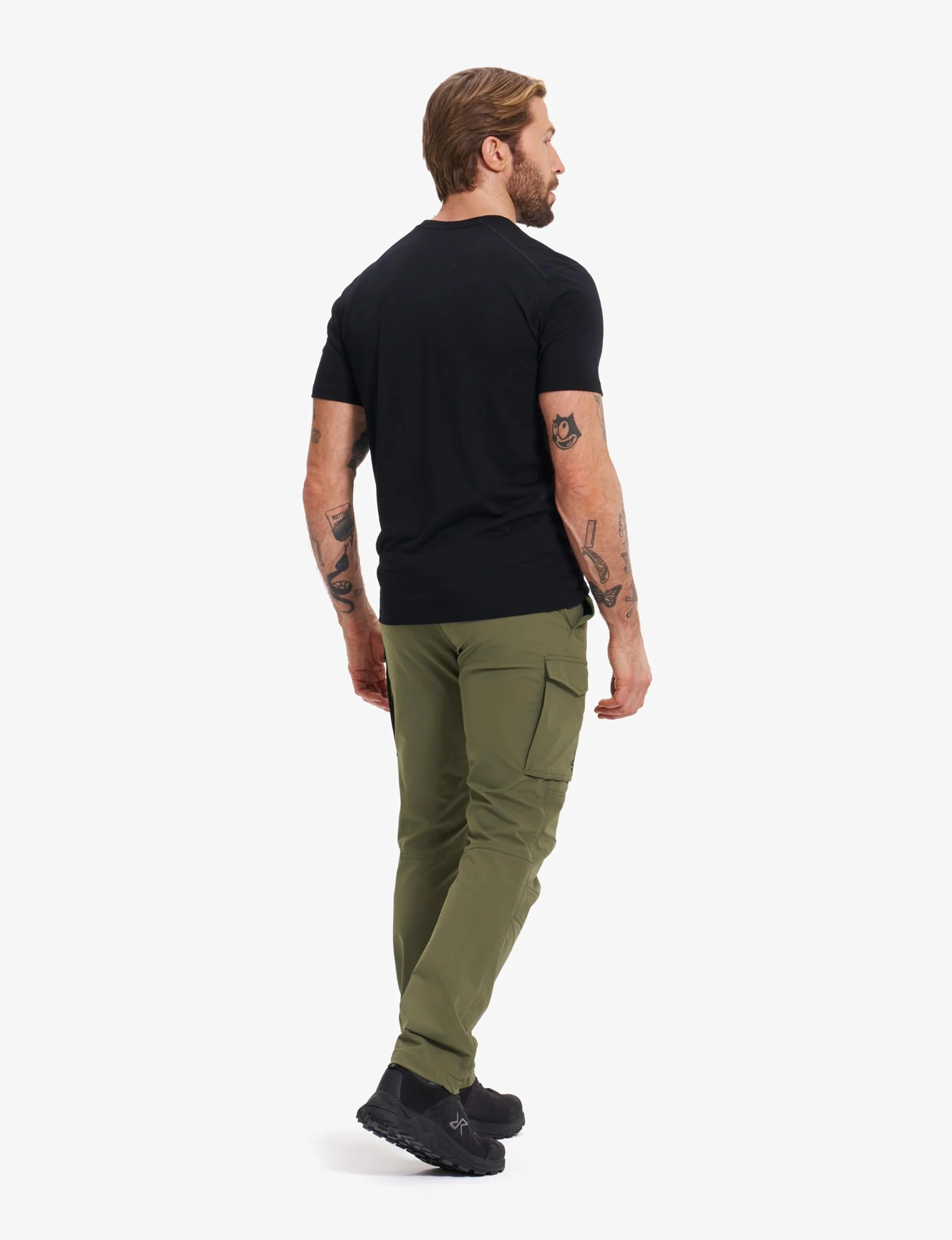 RevolutionRace Adventure Cargo Stretch Pants Męskie, Spodnie trekkingowe do wszystkich aktywności na świeżym powietrzu