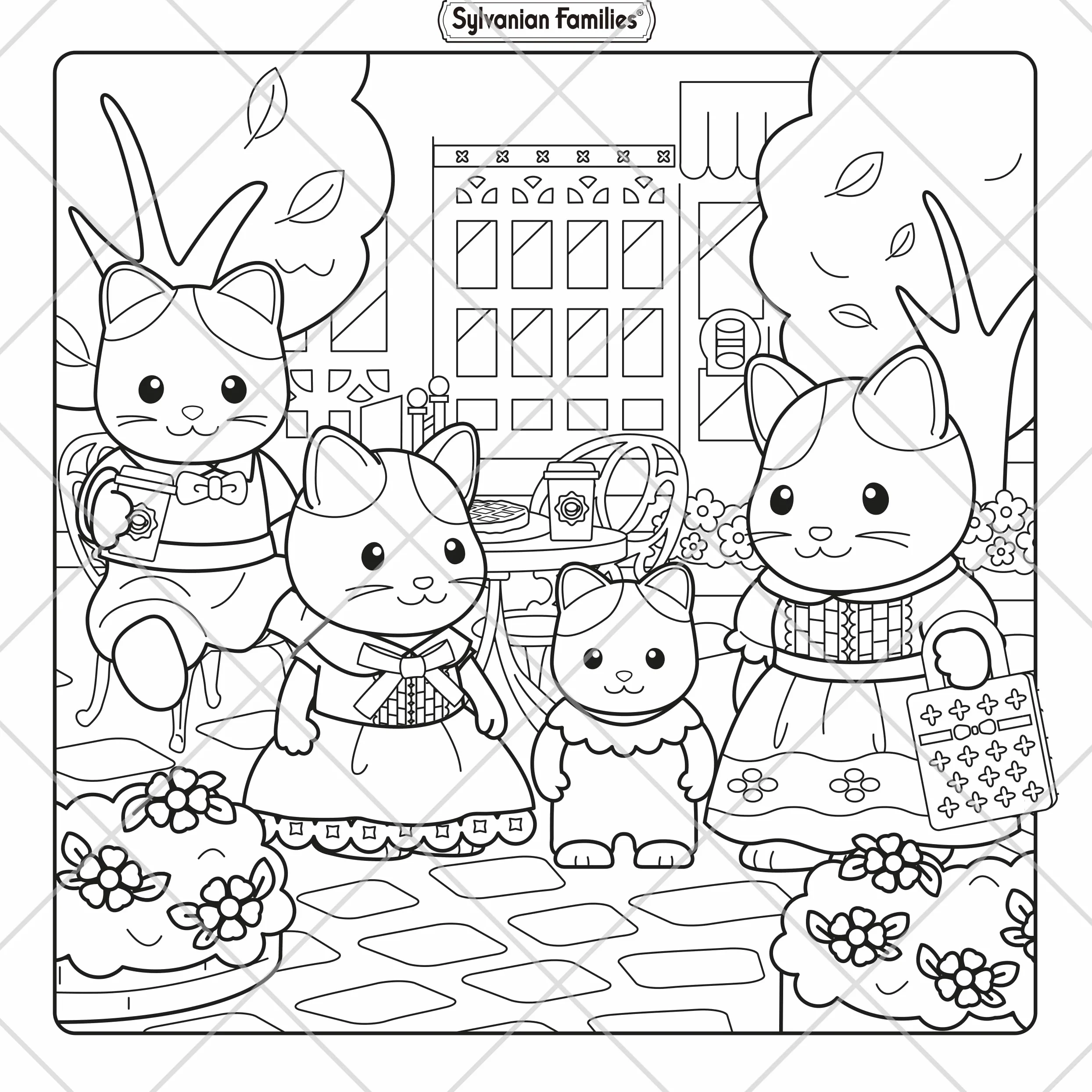 Sylvanian Families Cosy Adventures: Cute and Comfy Colouring for All Ages