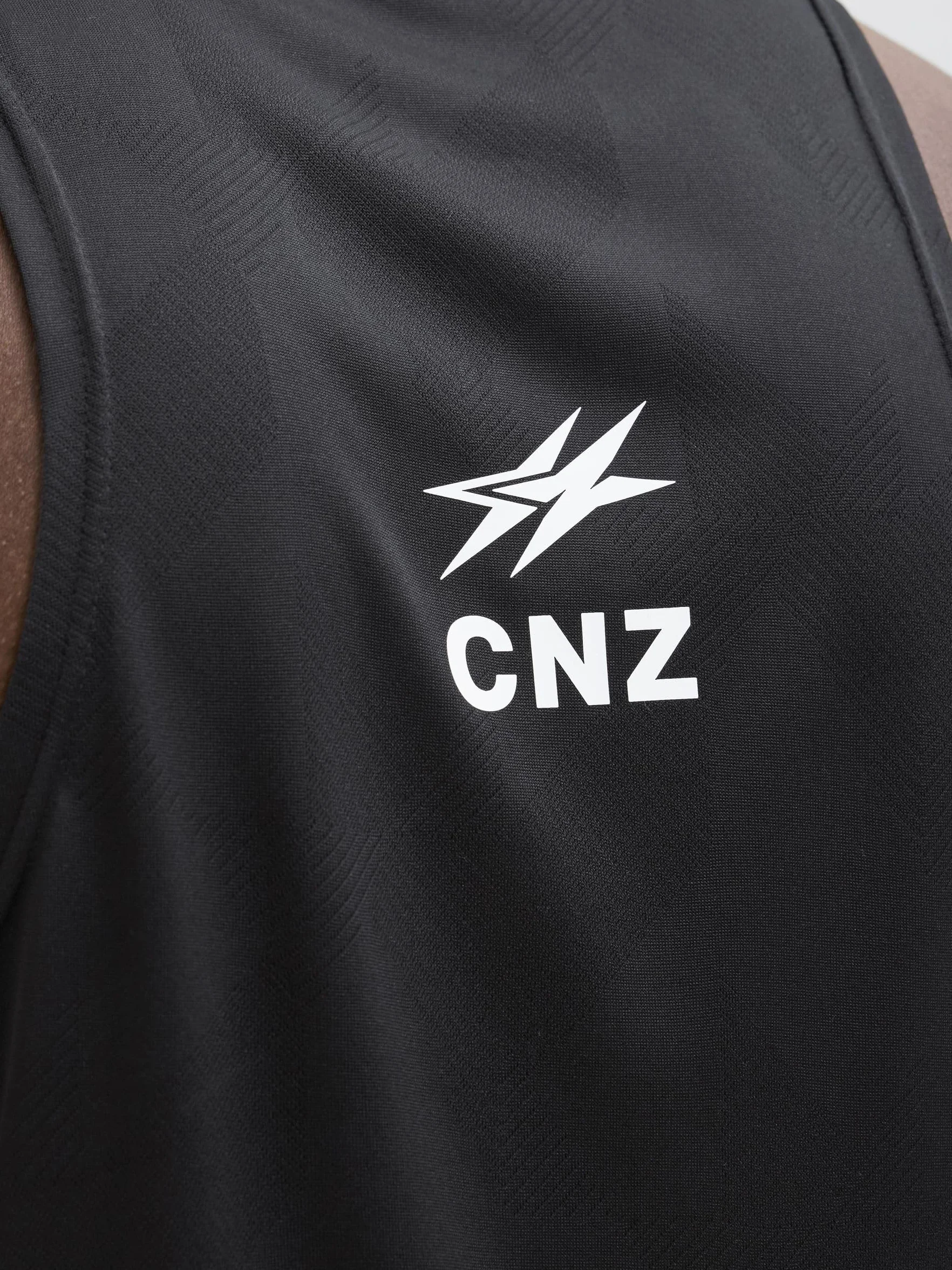 JACK & JONES Męski tank top sportowy CNZ, czarny, XL
