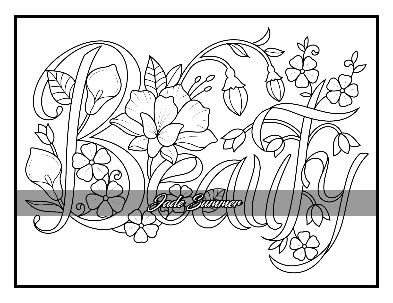 100 Flowers: Adult Coloring Book with Bouquets, Wreaths, Swirls, Patterns, Decorations