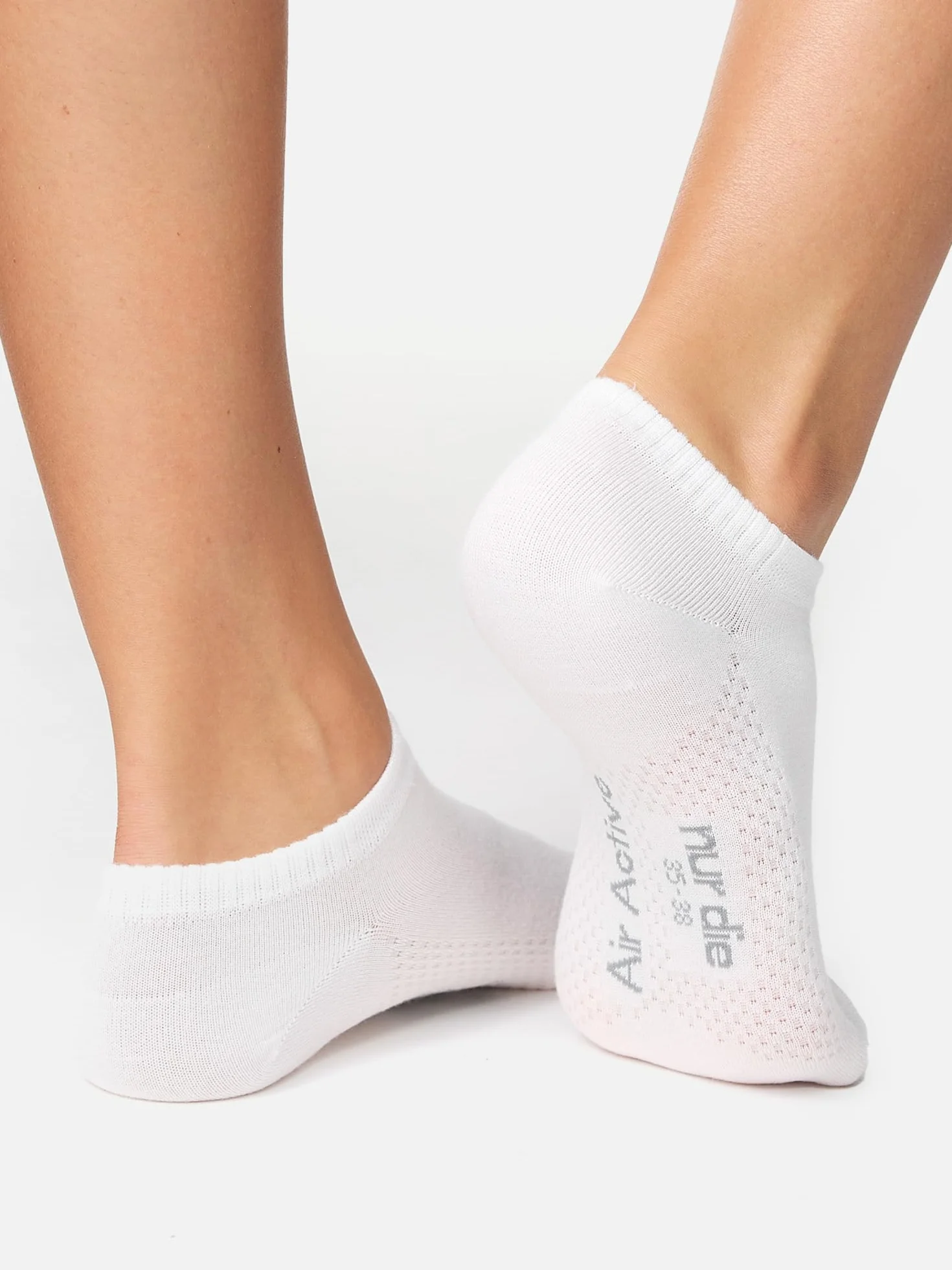 Nur Die Sneakersy Kobiety Bambus Sneaker Socke 2er Pack Damen Kaum Sichtbar Bambussocken Weich