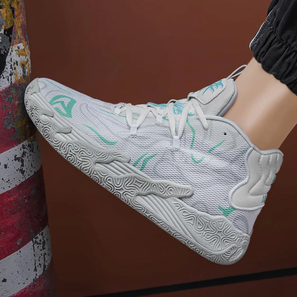 Buty do koszykówki dla mężczyzn, wysokie buty rekreacyjne, buty sportowe, amortyzujące wstrząsy, antypoślizgowe buty do koszykówki, męskie lekkie buty sportowe, buty do biegania, buty do