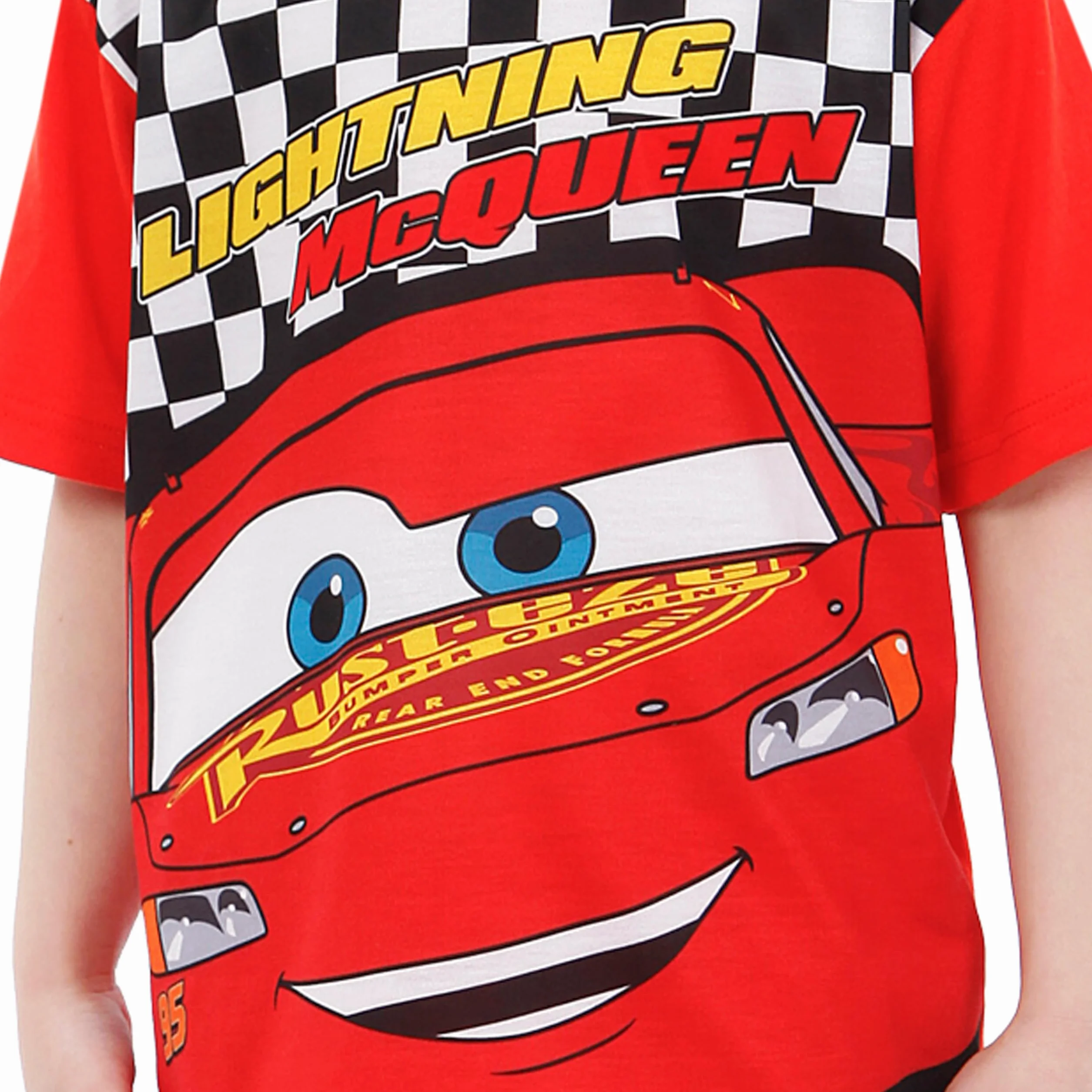 Disney Piżamy | Piżamy Z Zygzakiem McQueen | Krótkie Piżamy Dla Chłopców | Piżamy Cars