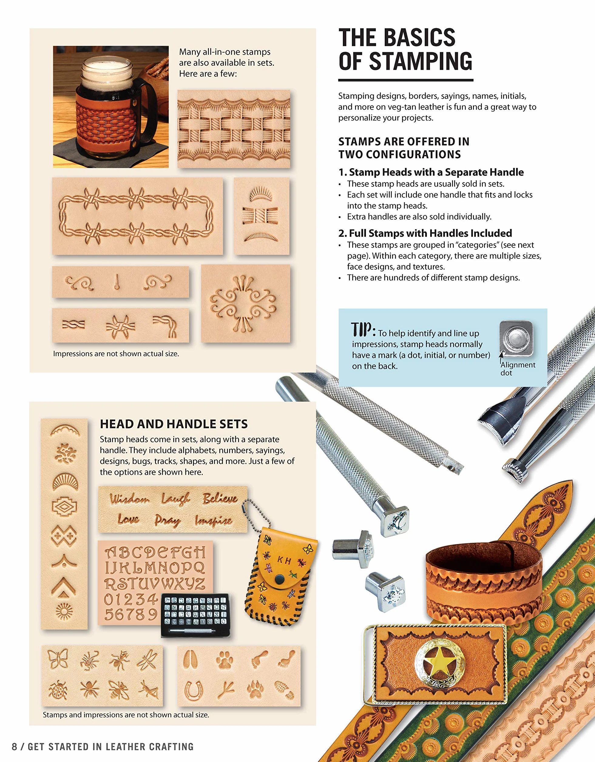 Get Started in Leather Crafting: Step-By-Step Techniques and Tips for Crafting Success