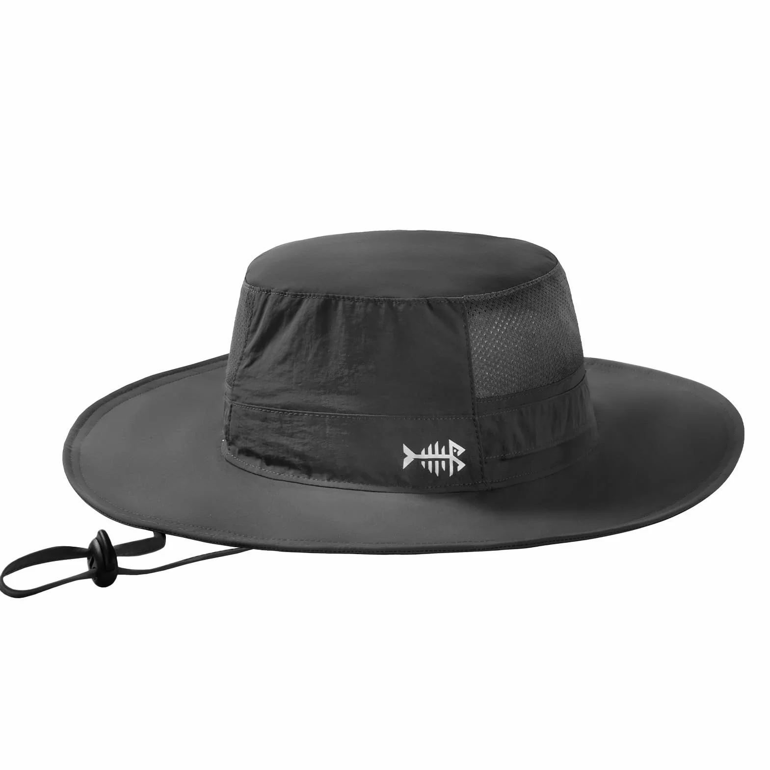 BASSDASH UPF 50+ wędkarski kapelusz przeciwsłoneczny wodoodporny unisex szerokie rondo wiadro kapelusz boonie na wędrówki kemping safari FH15