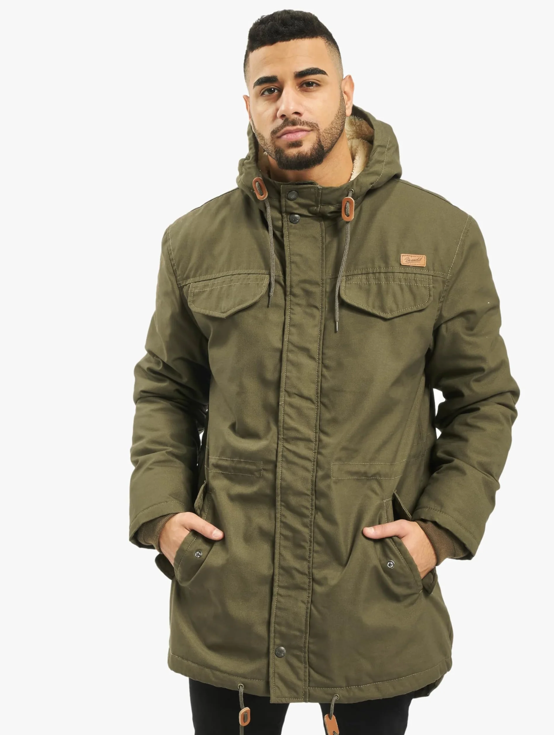 Brandit Brandit Marsh Lake Teddyparka męska Marsh Lake Teddyparka Men Mężczyźni,oliwkowy,3XL
