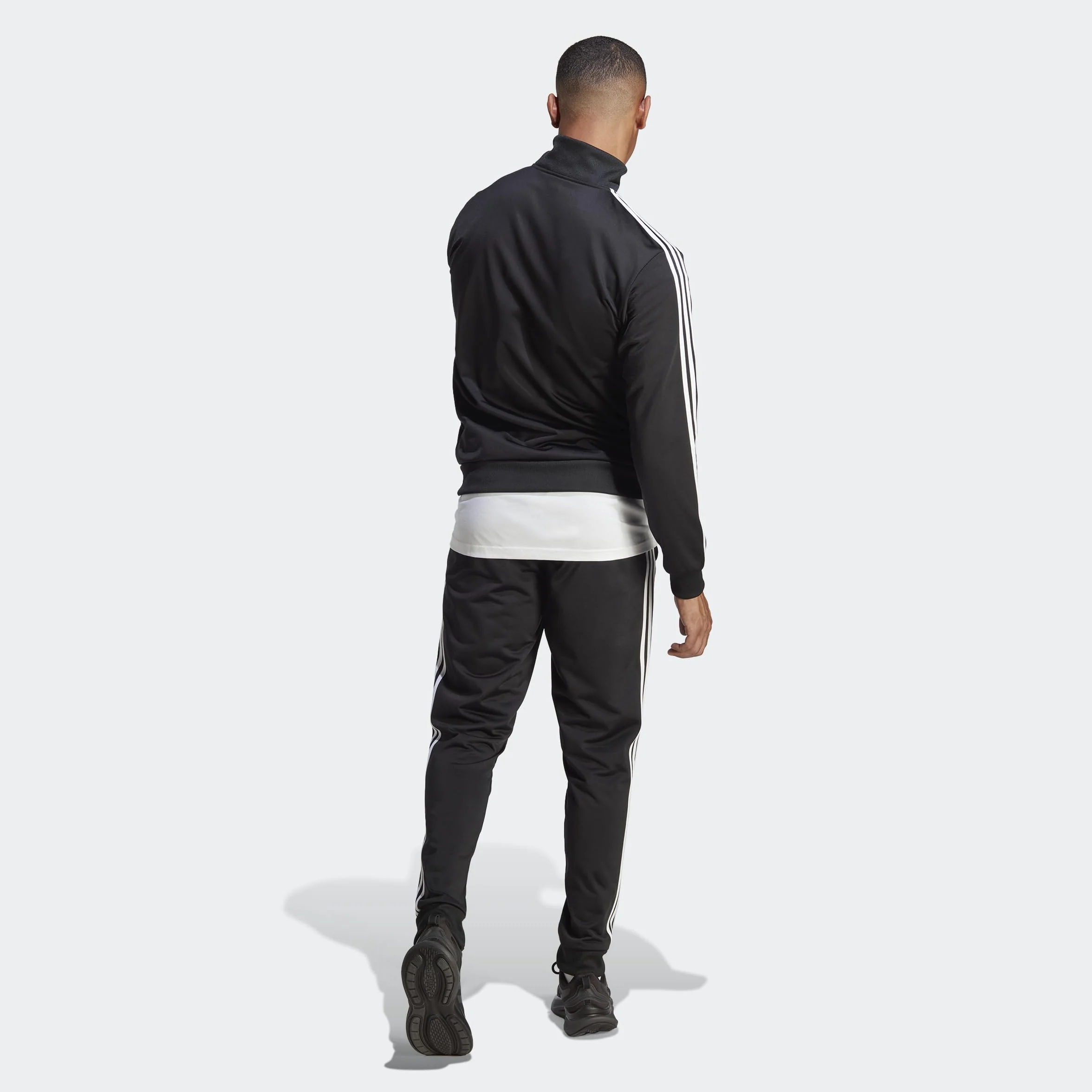 adidas Dres Mężczyźni Basic 3 paski French Terry Dres dla mężczyzn