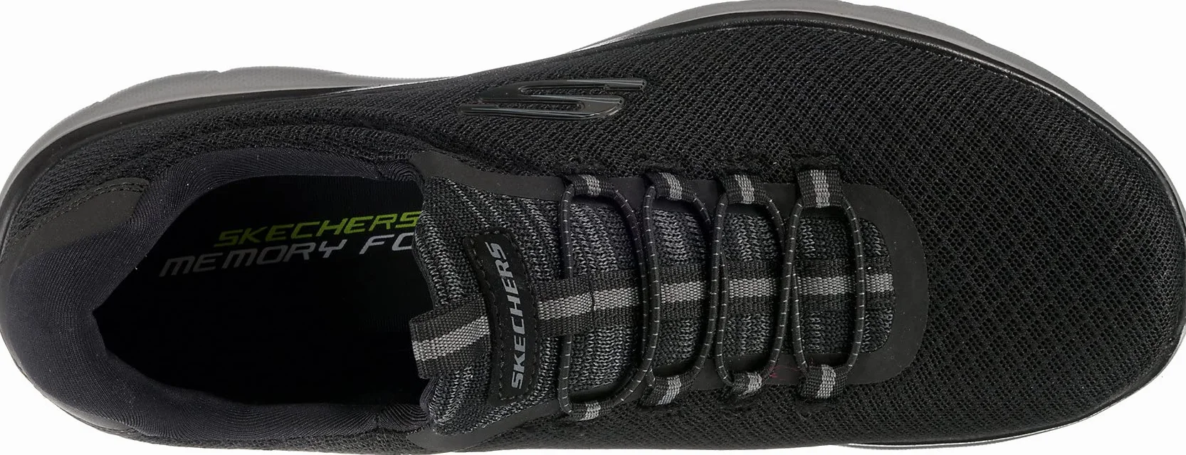 Skechers Męski Wsuwane Buty Sportowe Summits High Range, Charcoal