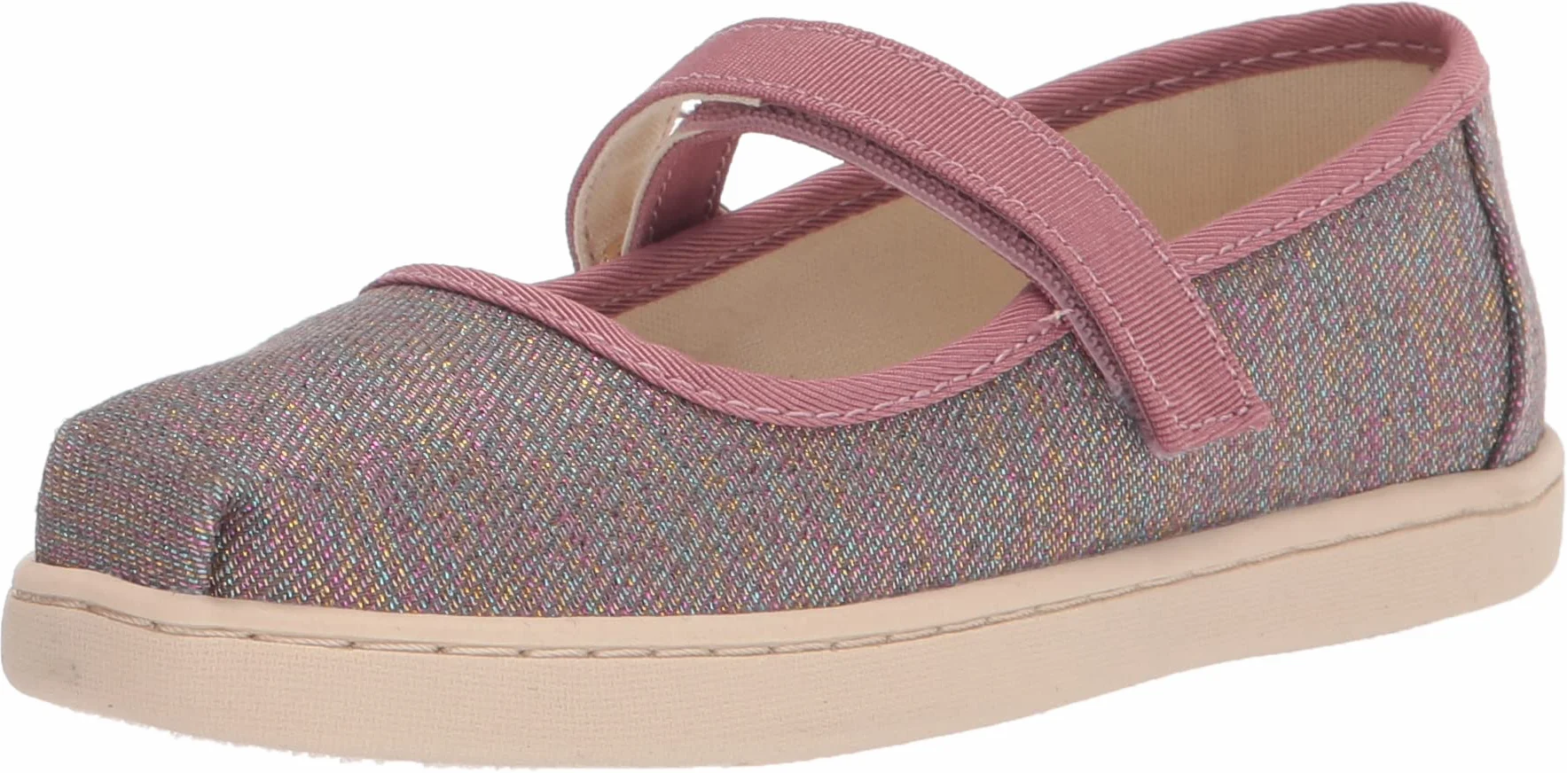 TOMS Dziewczynki, Tiny Mary Jane - Maluch, Malina Multi, 19.5 EU