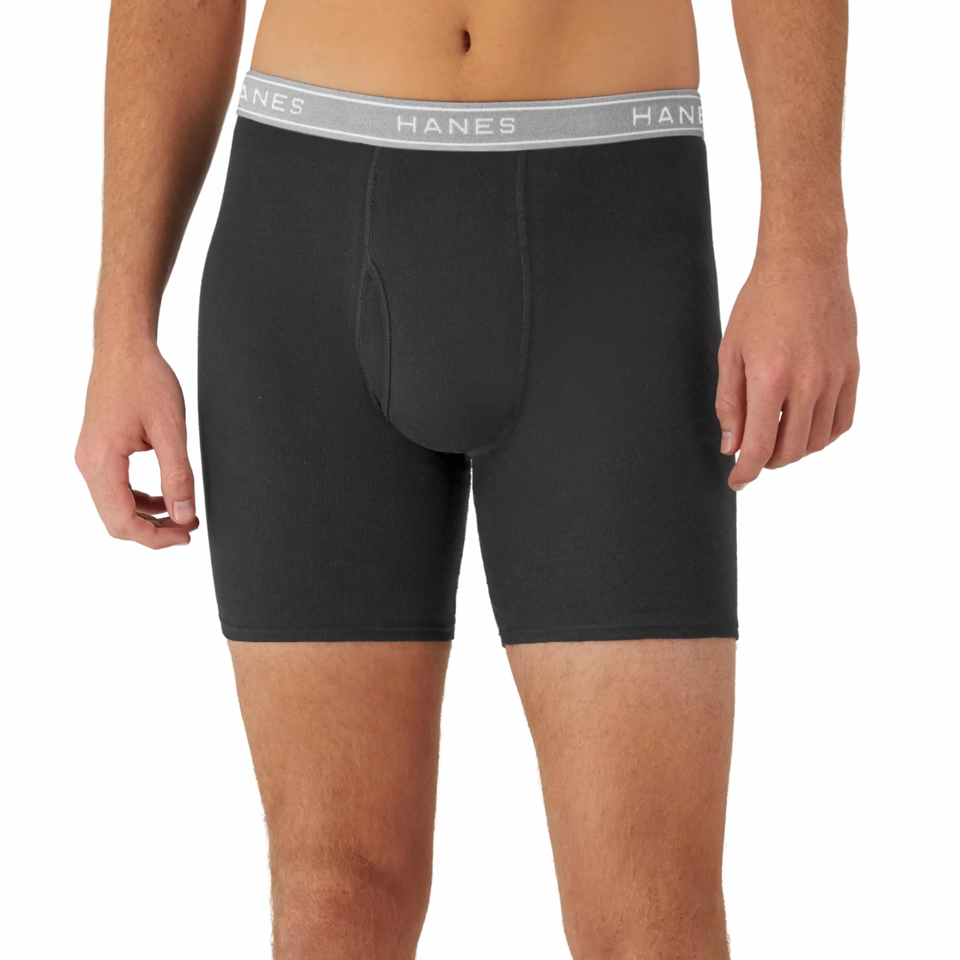 Hanes Krótkie bokserki Mężczyźni Hanes męskie bokserki Tagless bokserki, 6 sztuk (6 w zestawie)