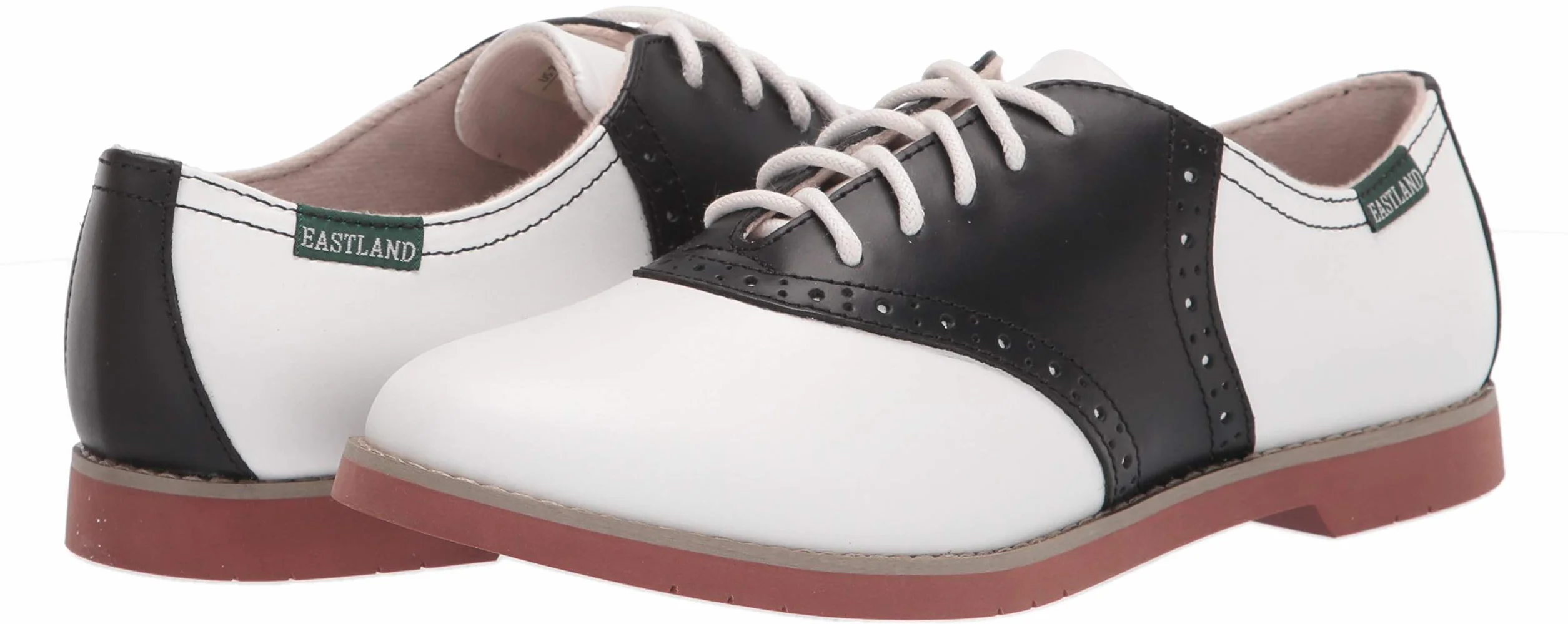 Eastland Sadie Oxfords damskie, Czarny, biały, 41 EU