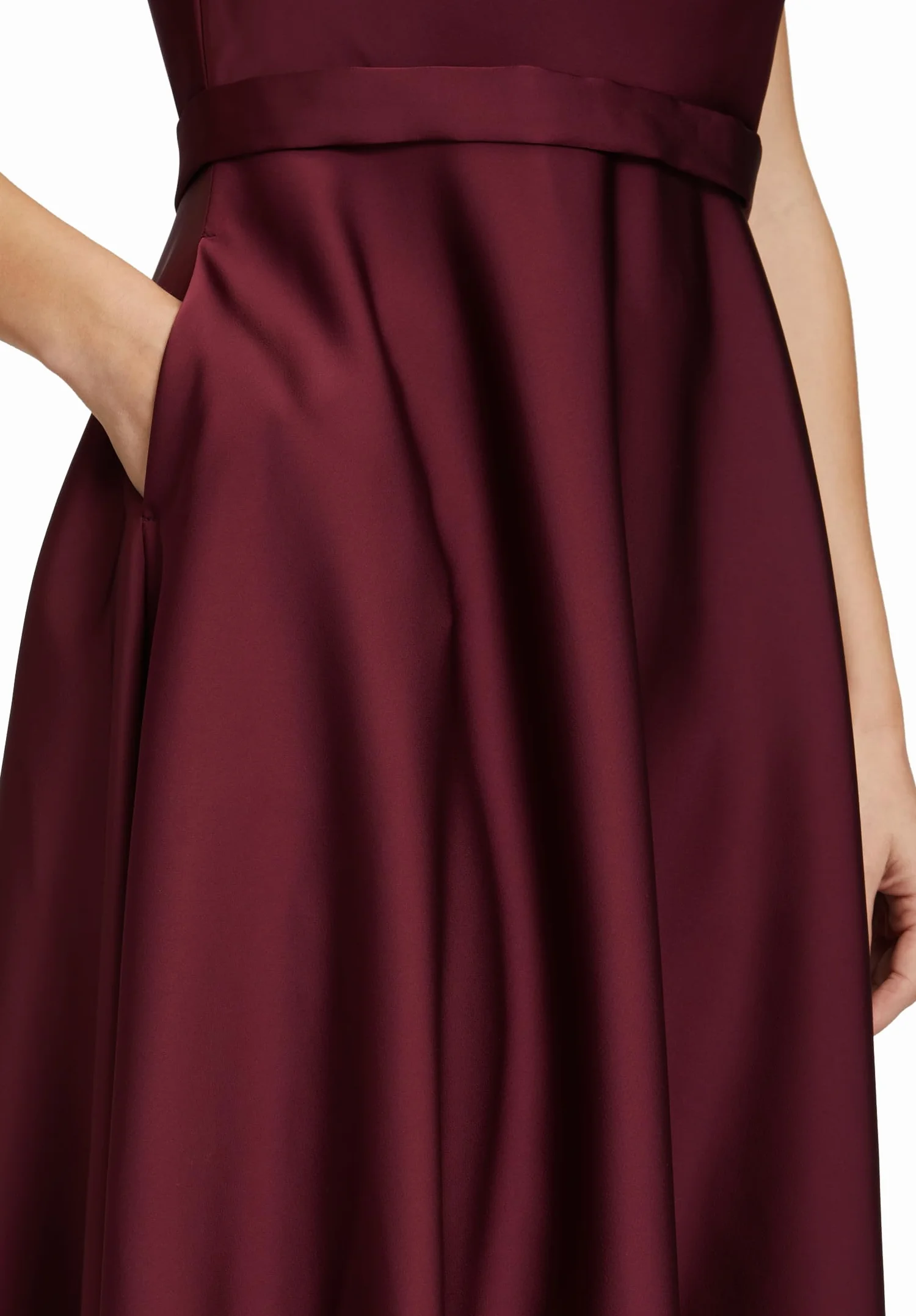 Vera Mont Sukienka damska, sukienka koktajlowa, Deep Wine, 46