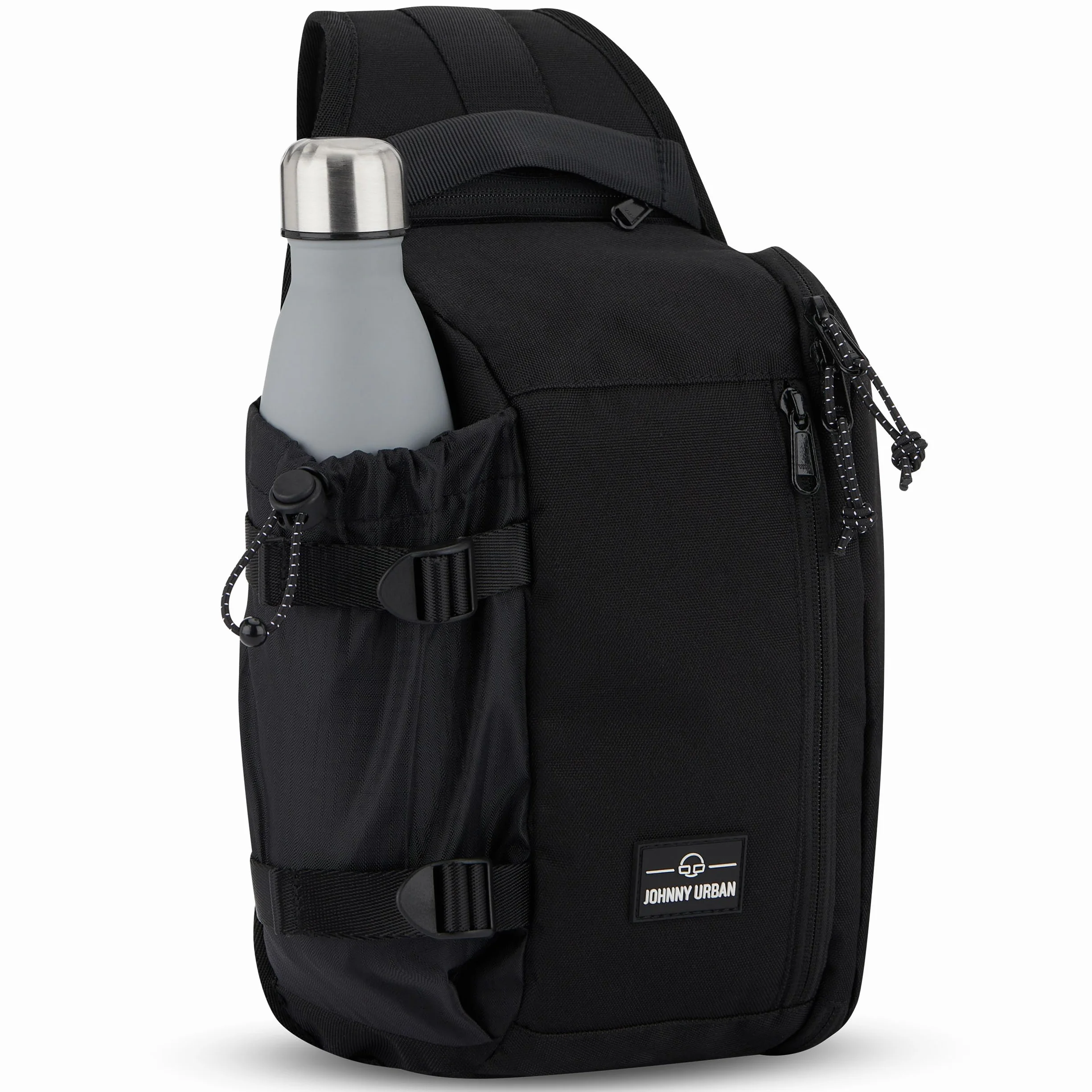 Johnny Urban Slingbag Charlie torba na ramię dla kobiet i mężczyzn, na podróż, wędrówki, do aktywności na świeżym powietrzu, w podróży, odporny na rozerwanie i trwały materiał, kieszeń na butelkę z
