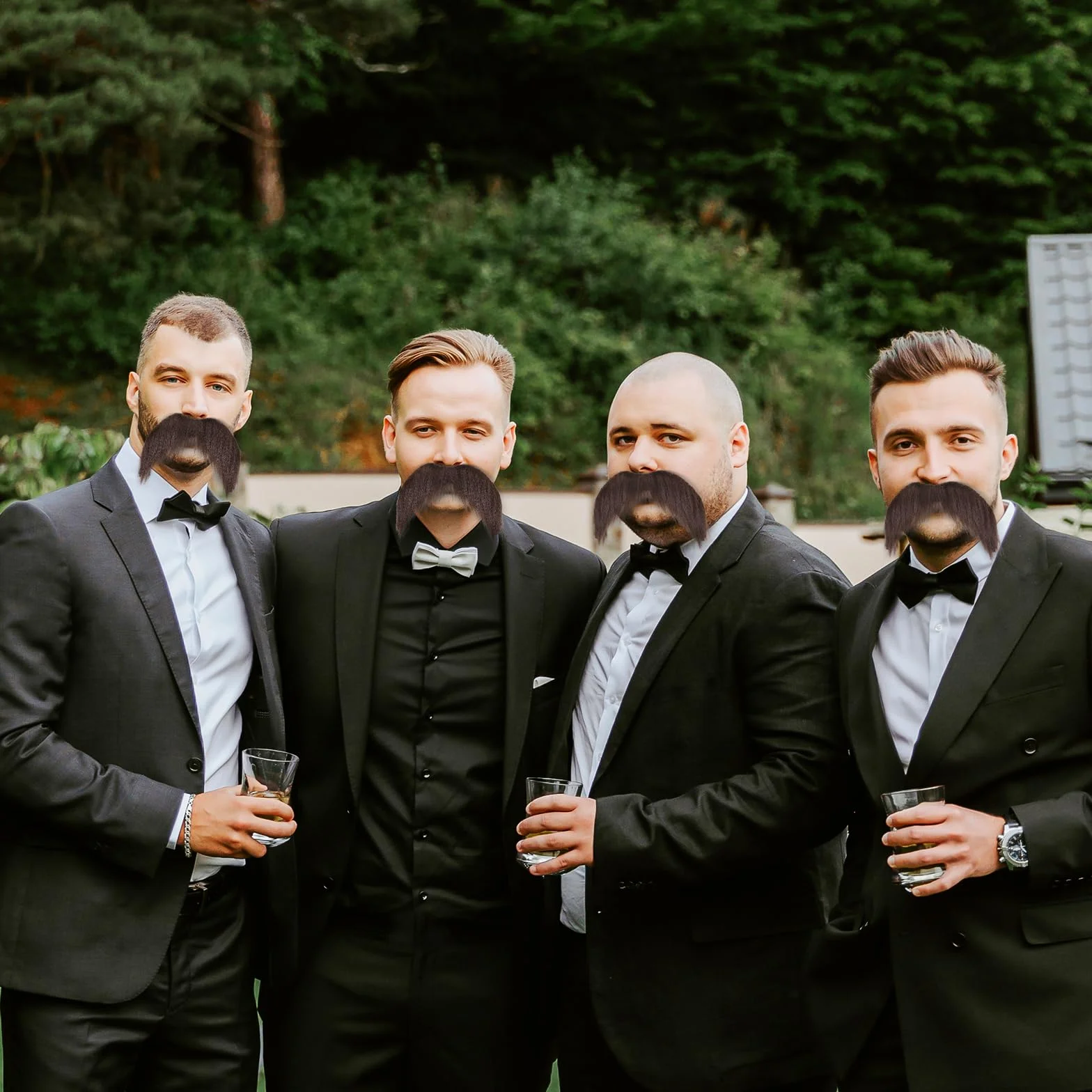 DIVINA VITAE Samoprzylepna brązowa zabawna broda, realistyczna broda do przyklejenia, broda na twarz, dla mężczyzn i kobiet, na Halloween, Boże Narodzenie, imprezę, akcesoria Cosplay