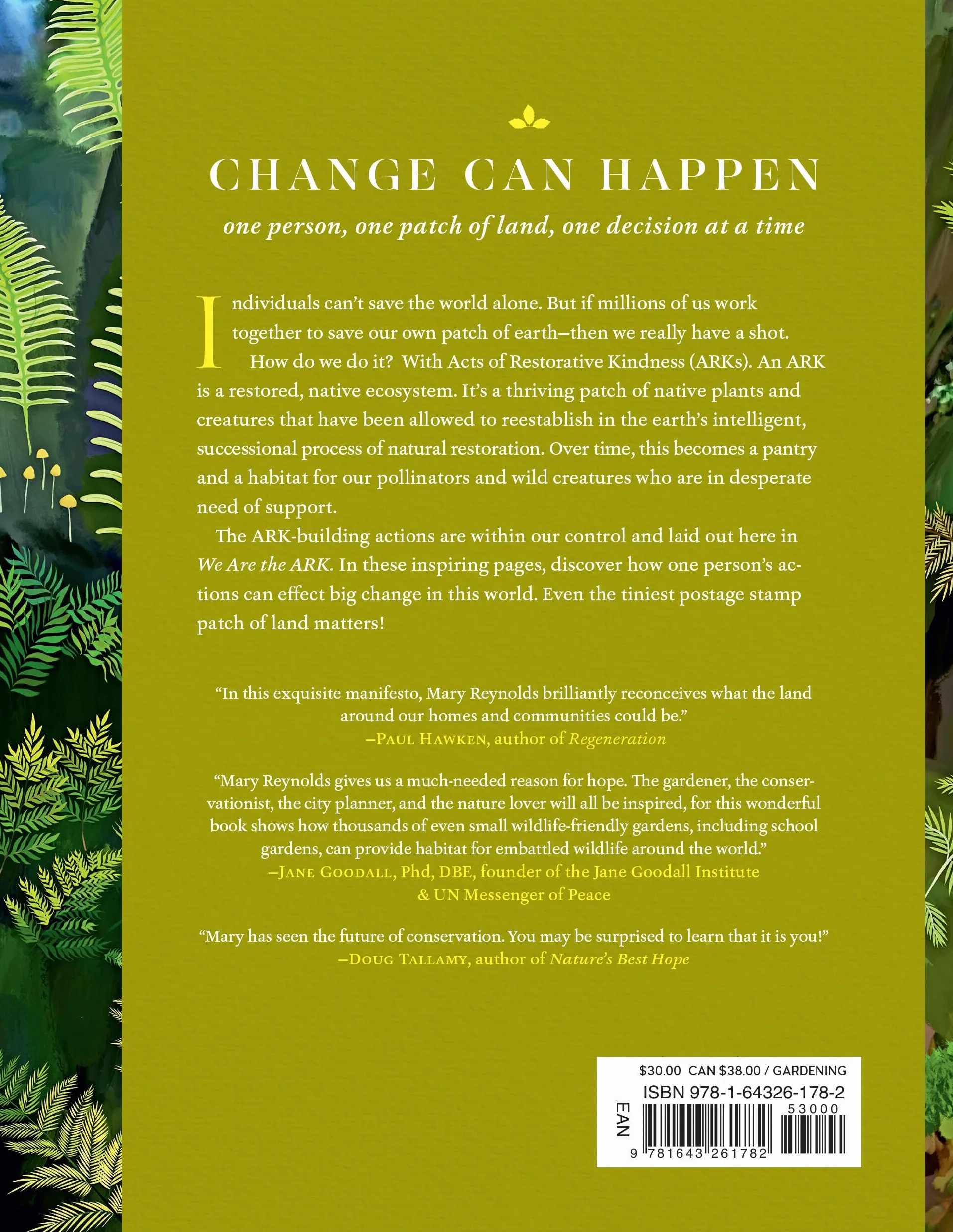 We Are the Ark: Returning Our Gardens to Their True Nature Through Acts of Restorative Kindness