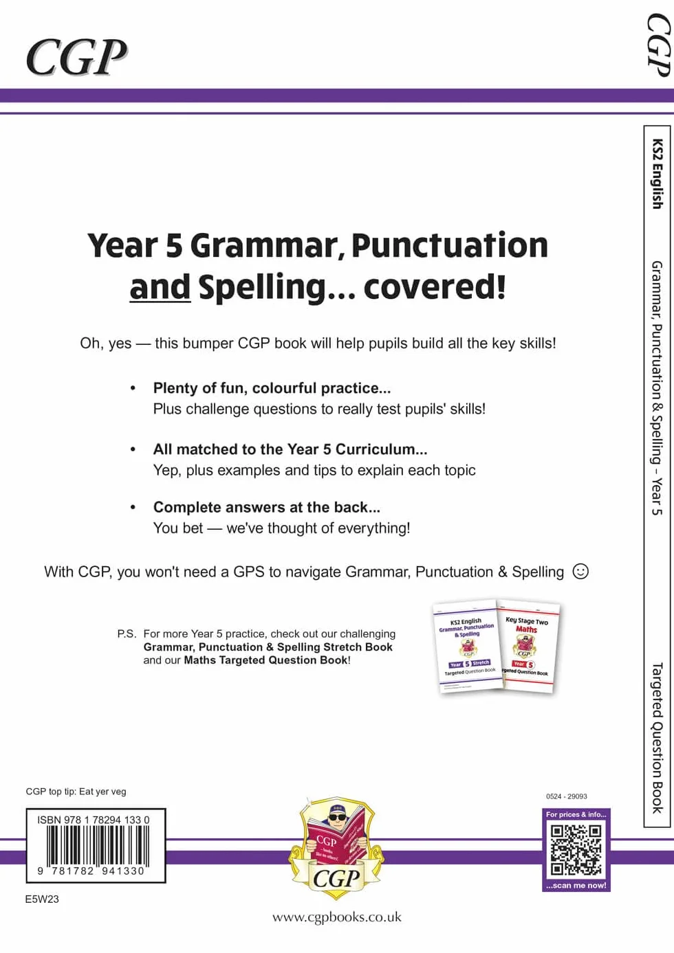 KS2 English Year 5 Grammar, Punctuation & Spelling Targeted Question Book (with Answers)
