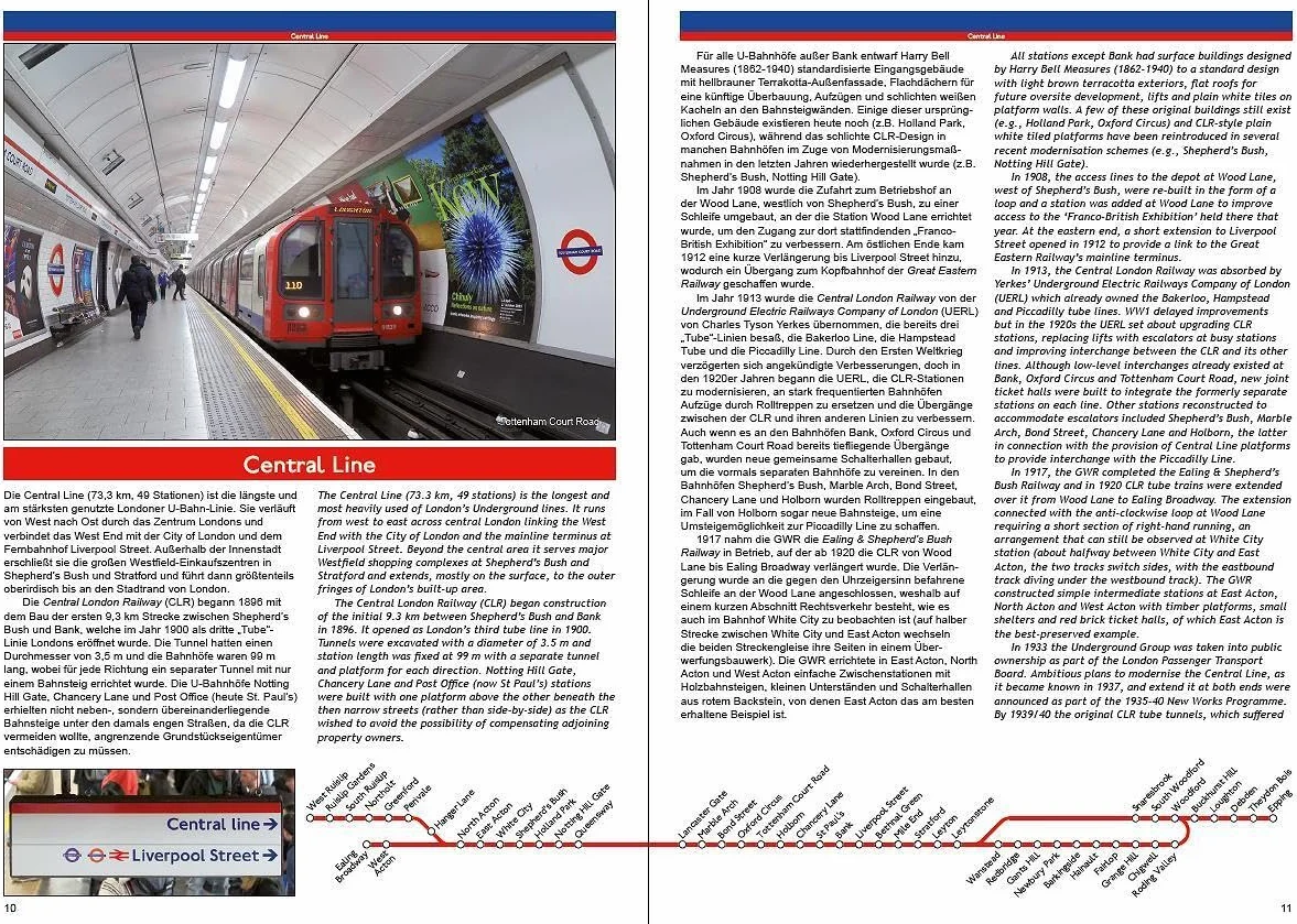 London Underground Album: Vol. 2: Central, Waterloo & City, Bakerloo and Jubilee Lines