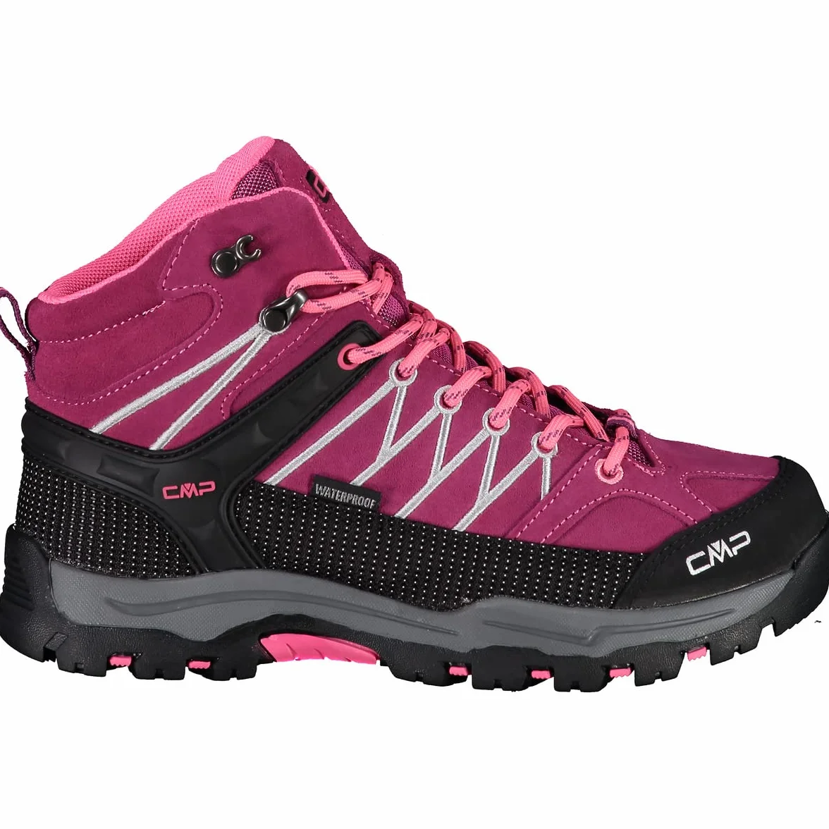 CMP Rigel Mid dziecięce buty trekkingowe, uniseks, Berry Pink Fluo, 38 EU