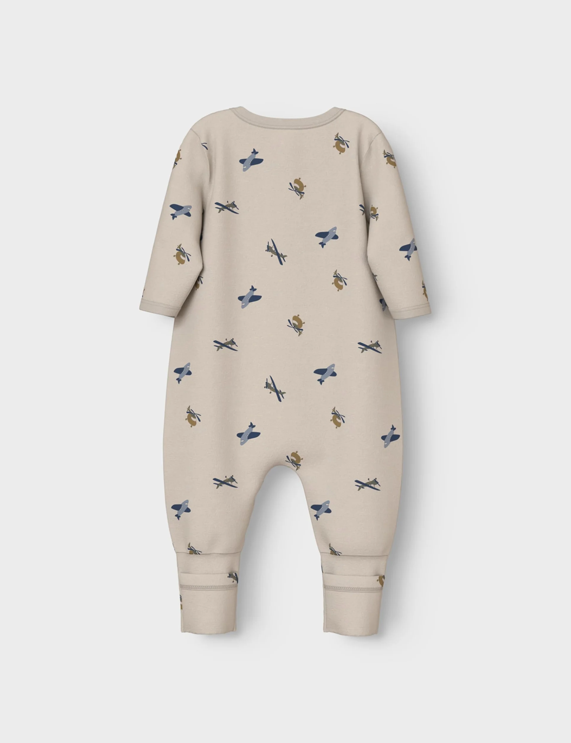 NAME IT Nbmnightsuit męski kombinezon Zip Ff Airplane Noos, peyote, 92
