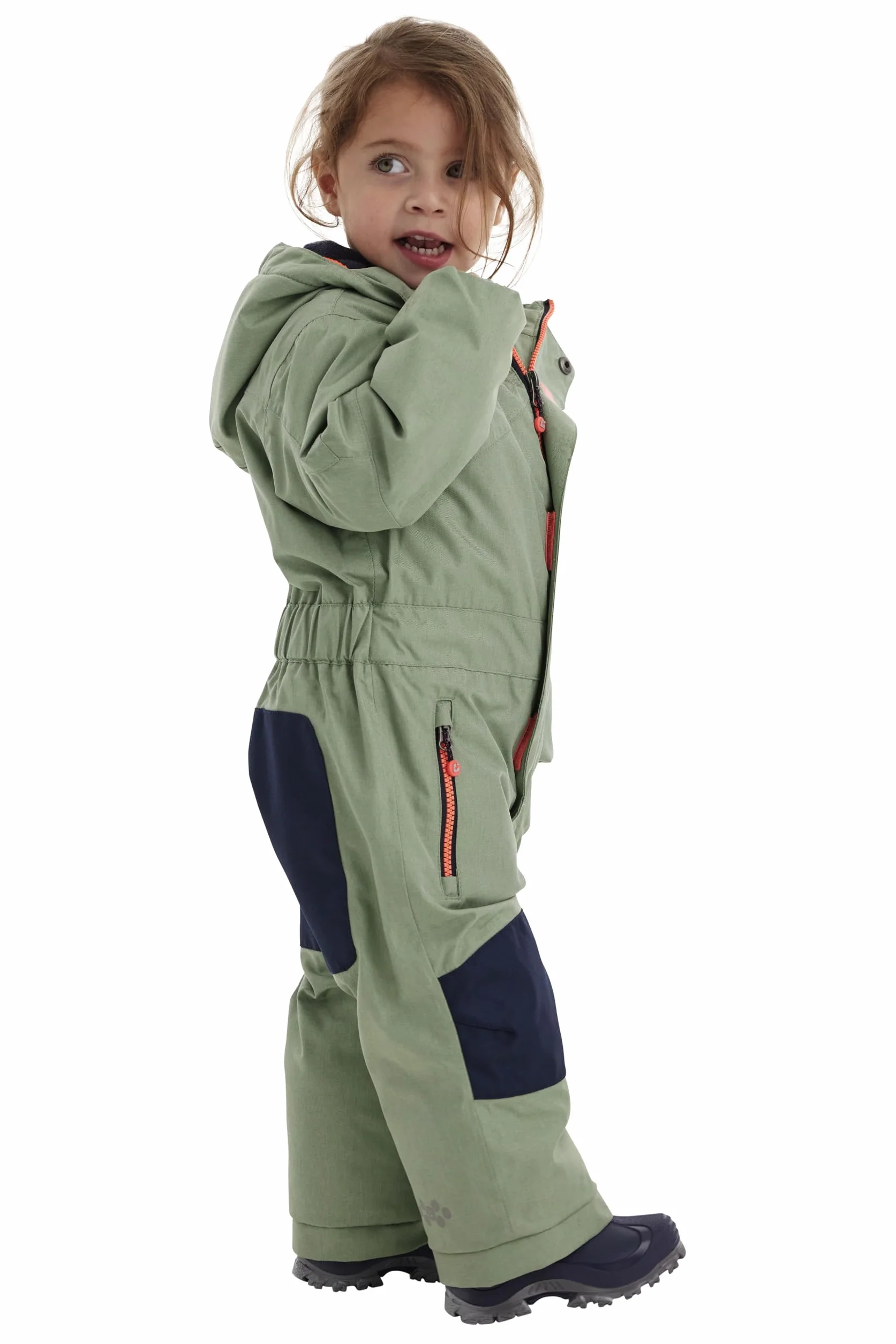 killtec dzieci Kombinezon narciarski/kombinezon narciarski z kapturem i osłoną przeciwśnieżną Kesley Mini, light teal green, 110, 34353-000