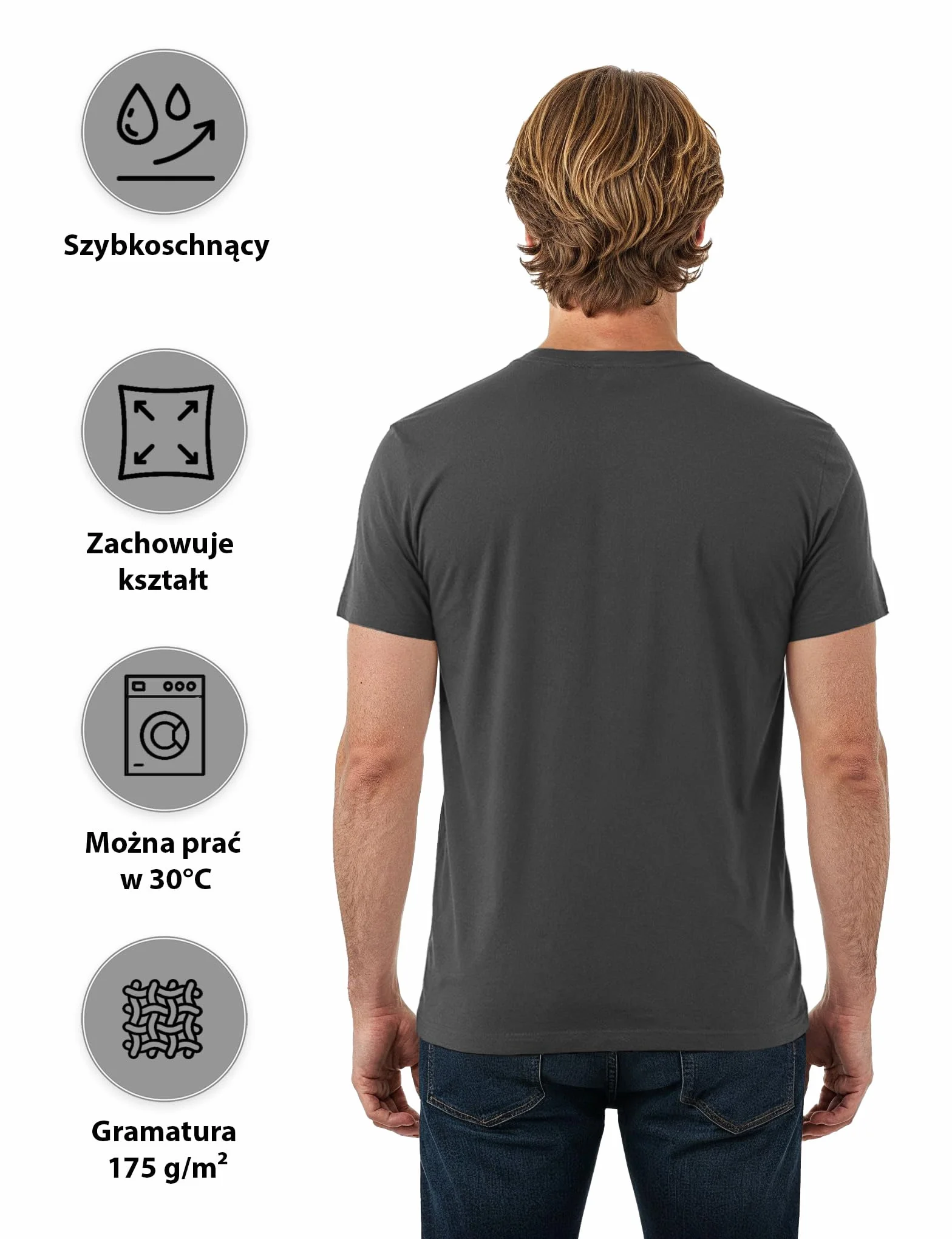 ALPIDEX T-shirt Koszulki Męskie Zestaw Set 5 Sztuk Okrągłym Dekoltem Jednokolorowe 100% Bawełna Krótki Rękaw S M L XL XXL 3XL 4XL 5XL